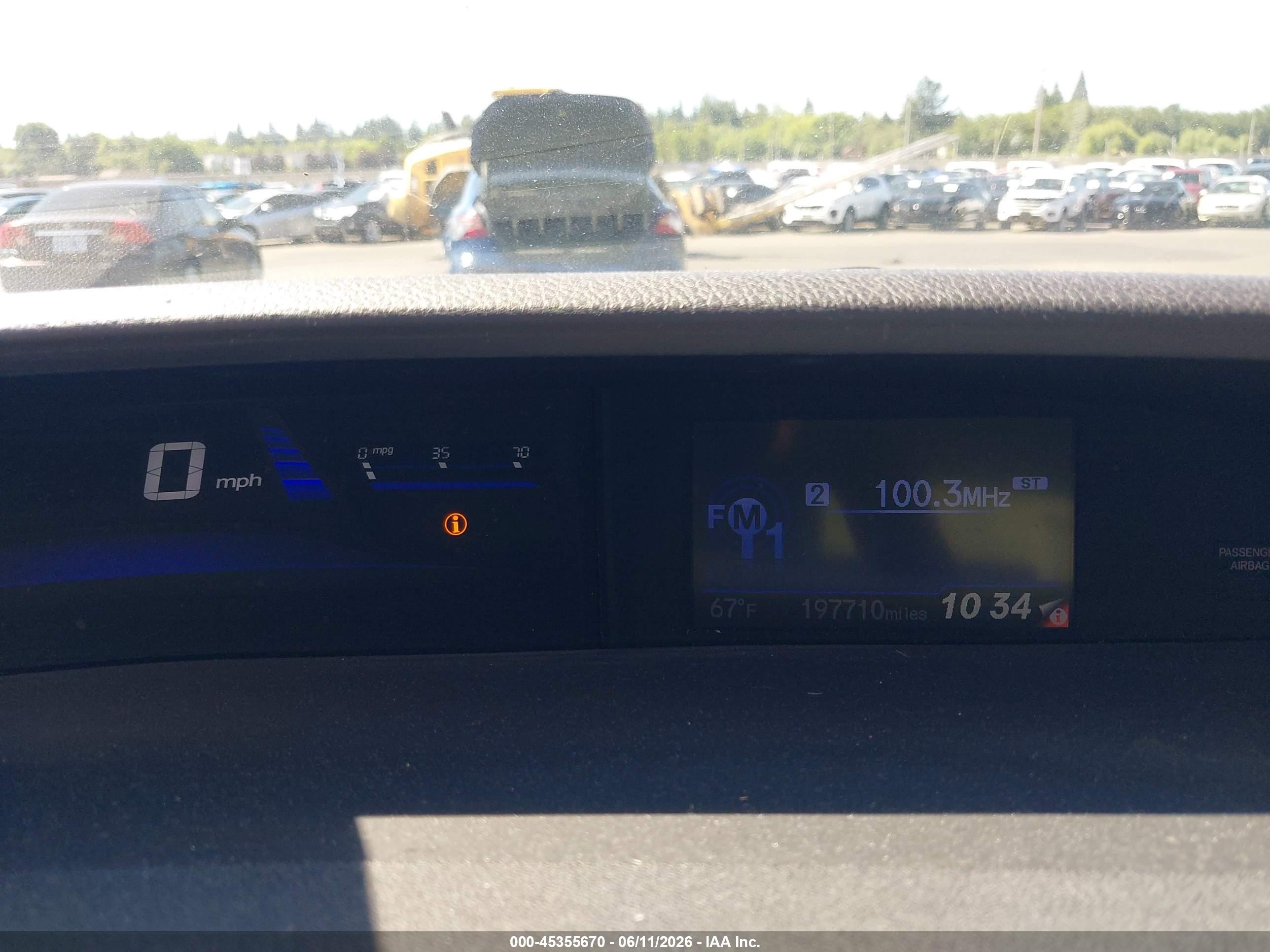 2013 Honda Civic Ex Blue vin: 19XFB2F85DE236301