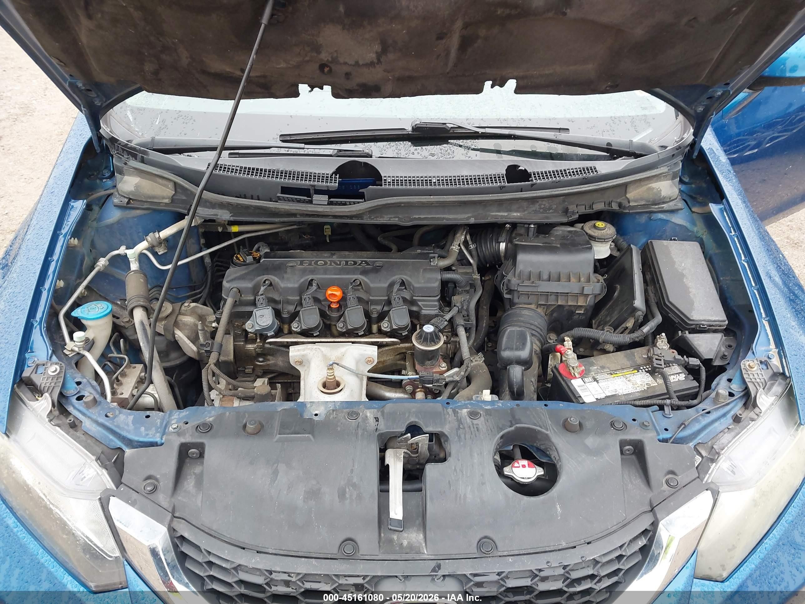 2013 Honda Civic Ex Blue vin: 19XFB2F85DE251266