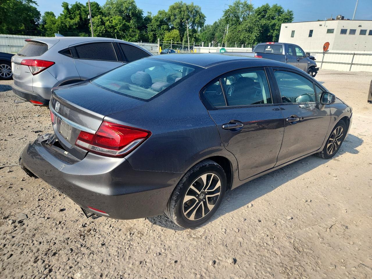 2013 Honda Civic Ex Gray vin: 19XFB2F85DE258265