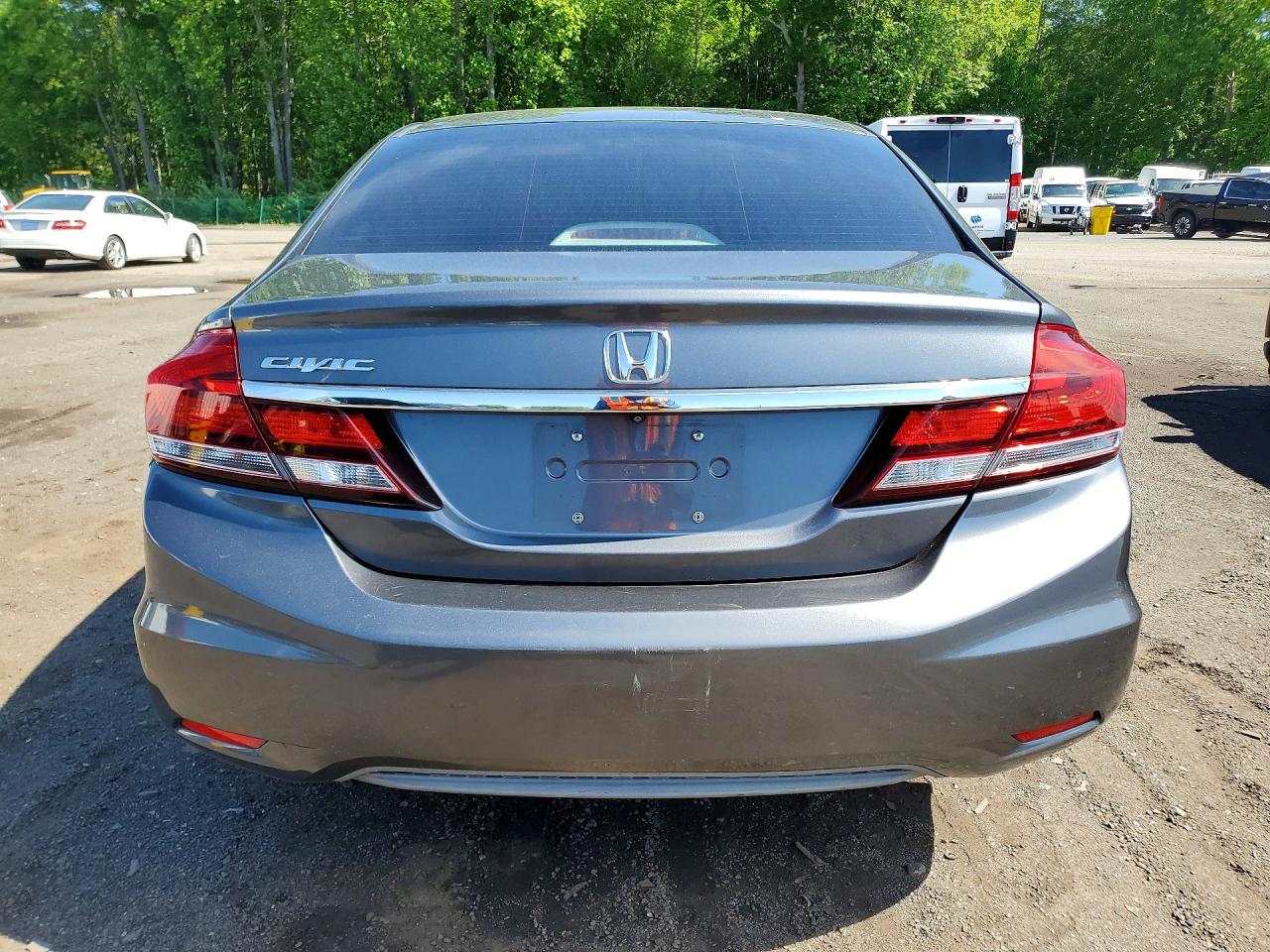 2013 Honda Civic Ex Gray vin: 19XFB2F85DE275423