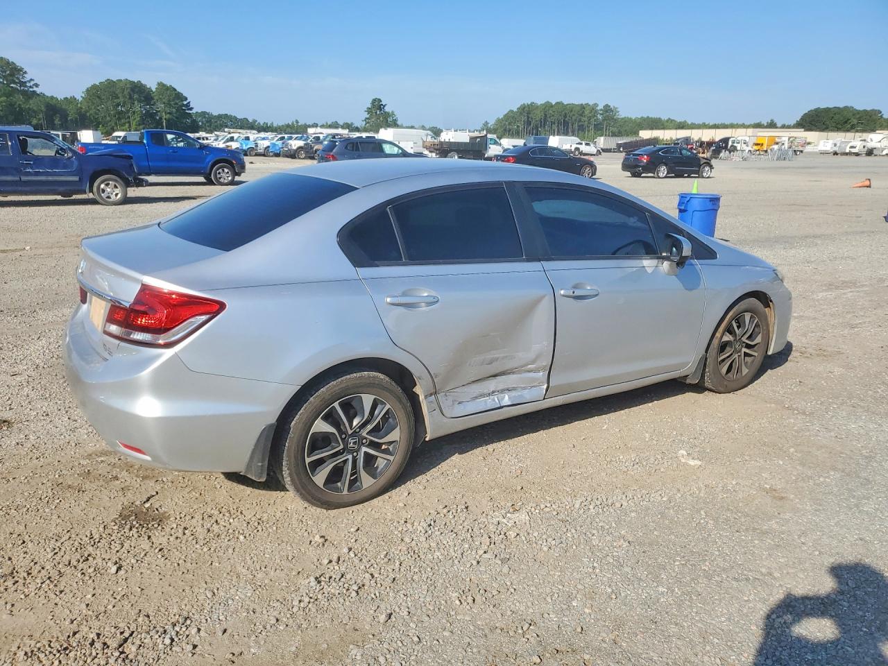 2014 Honda Civic Ex Серебряный vin: 19XFB2F85EE001009