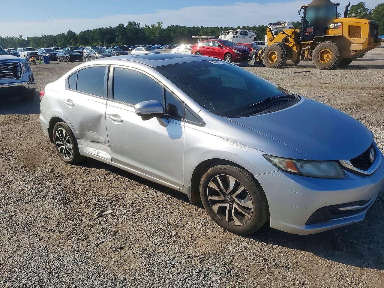 2014 Honda Civic Ex Серебряный vin: 19XFB2F85EE001009