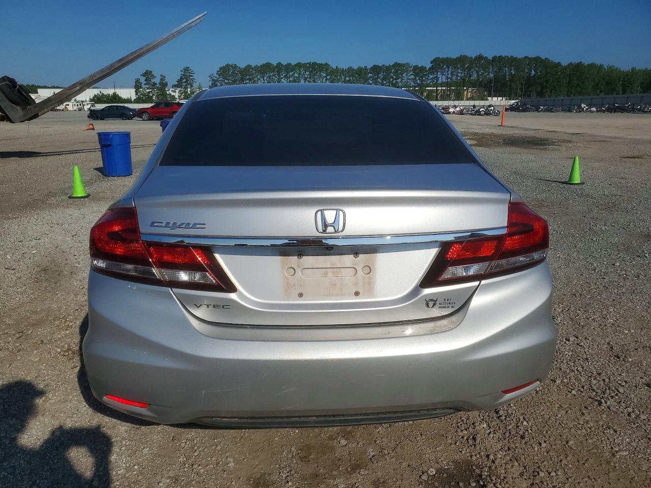 2014 Honda Civic Ex Серебряный vin: 19XFB2F85EE001009