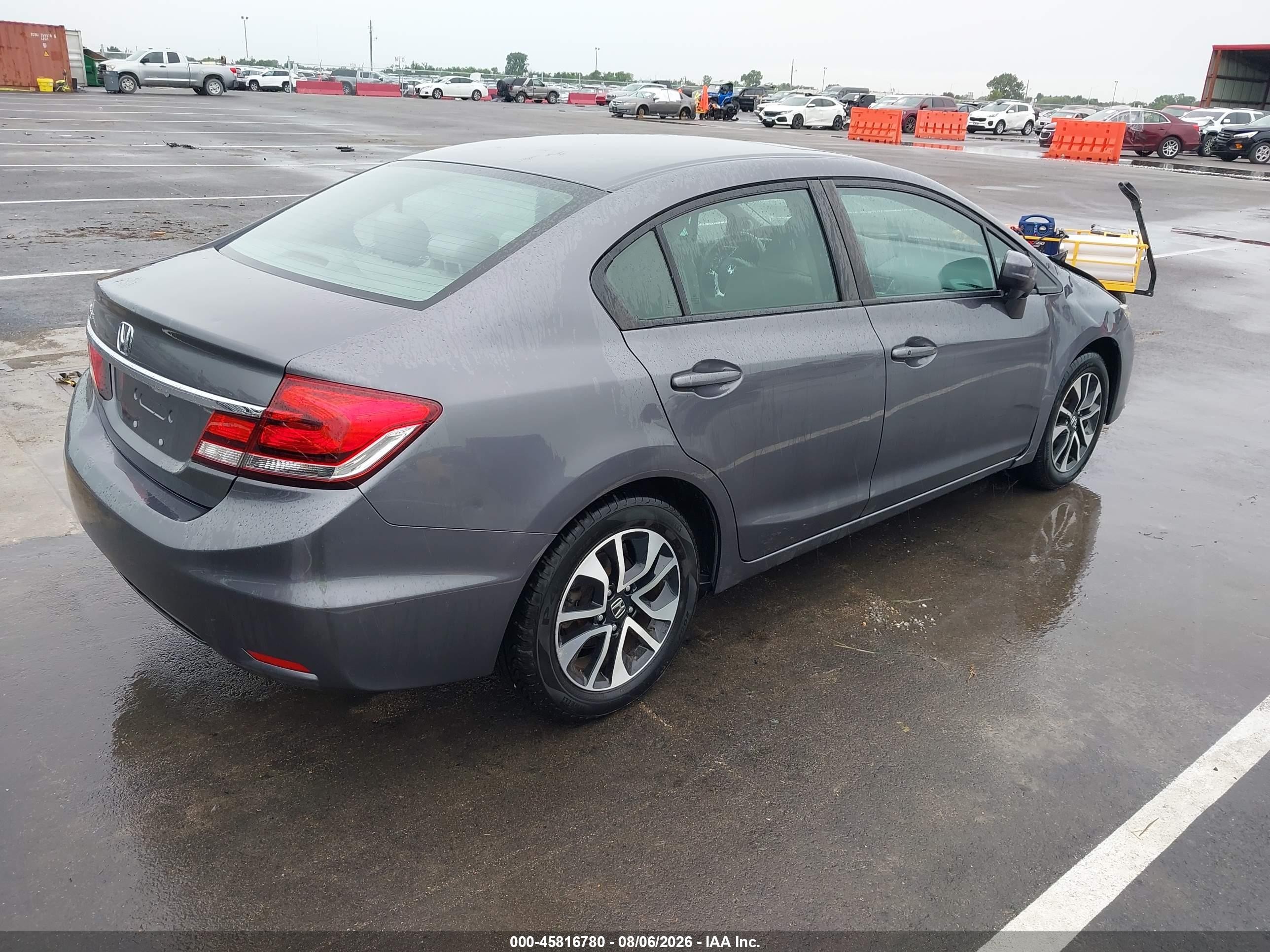 2014 Honda Civic Ex Gray vin: 19XFB2F85EE005934