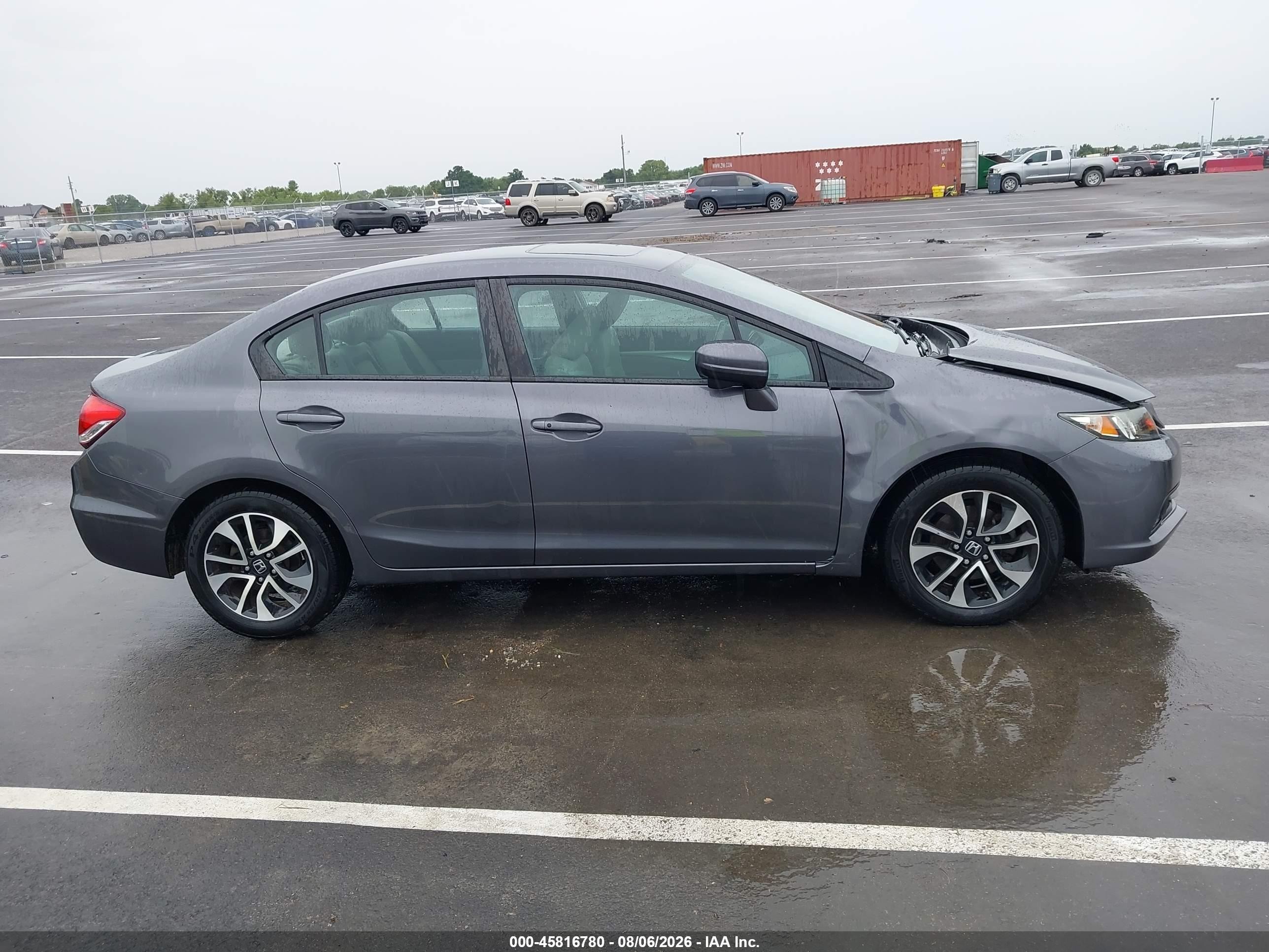 2014 Honda Civic Ex Gray vin: 19XFB2F85EE005934