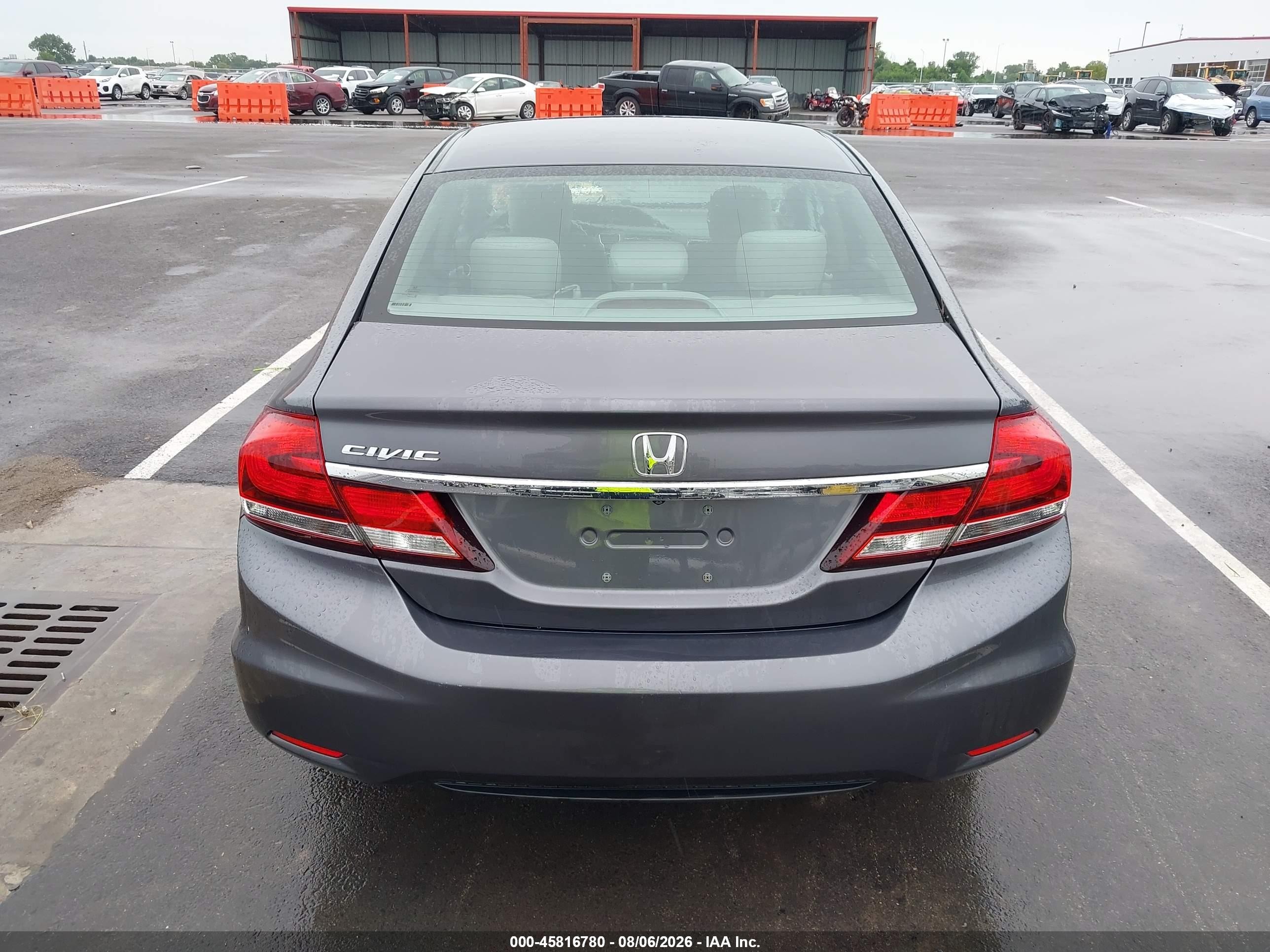 2014 Honda Civic Ex Gray vin: 19XFB2F85EE005934