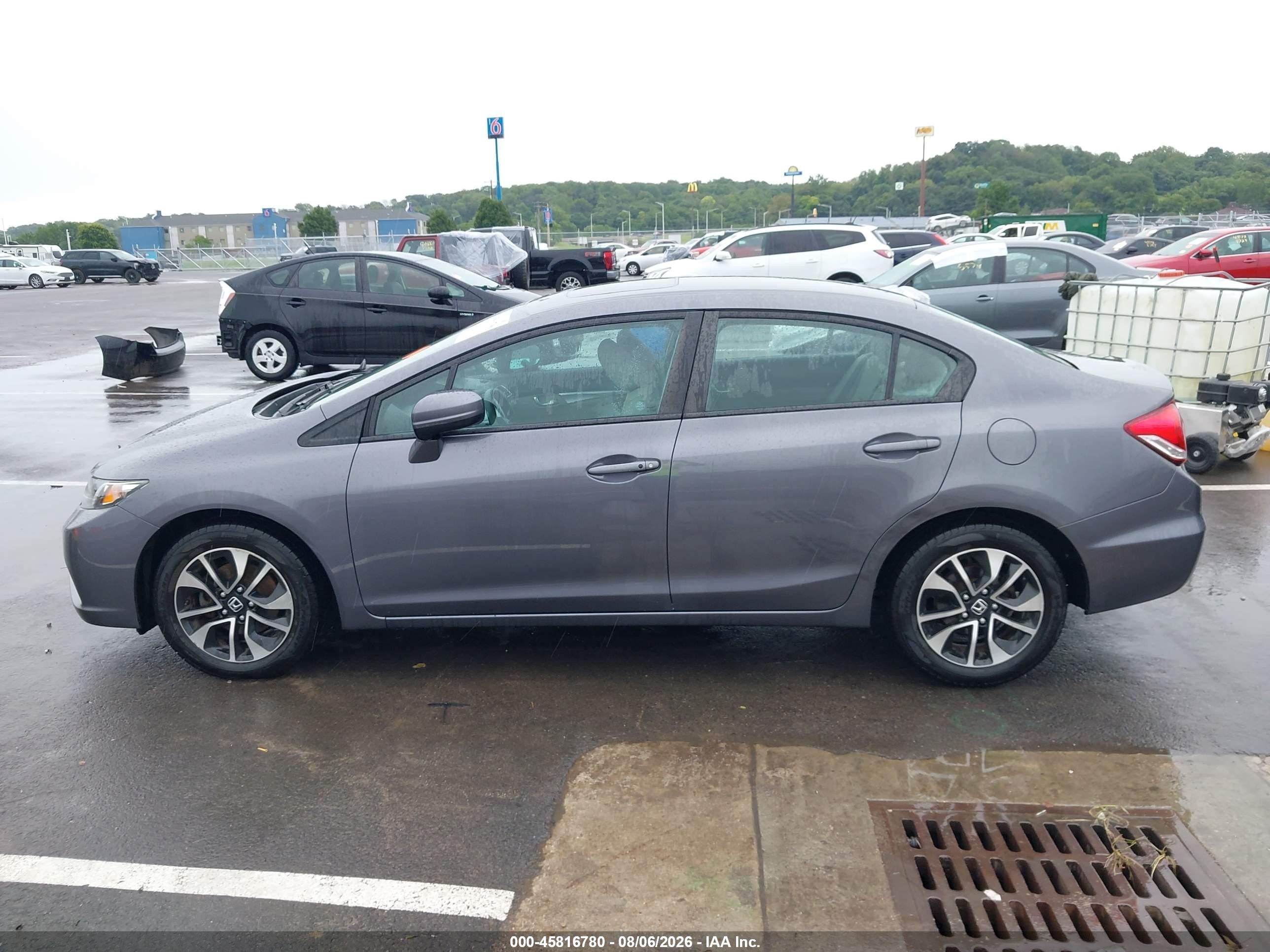 2014 Honda Civic Ex Gray vin: 19XFB2F85EE005934