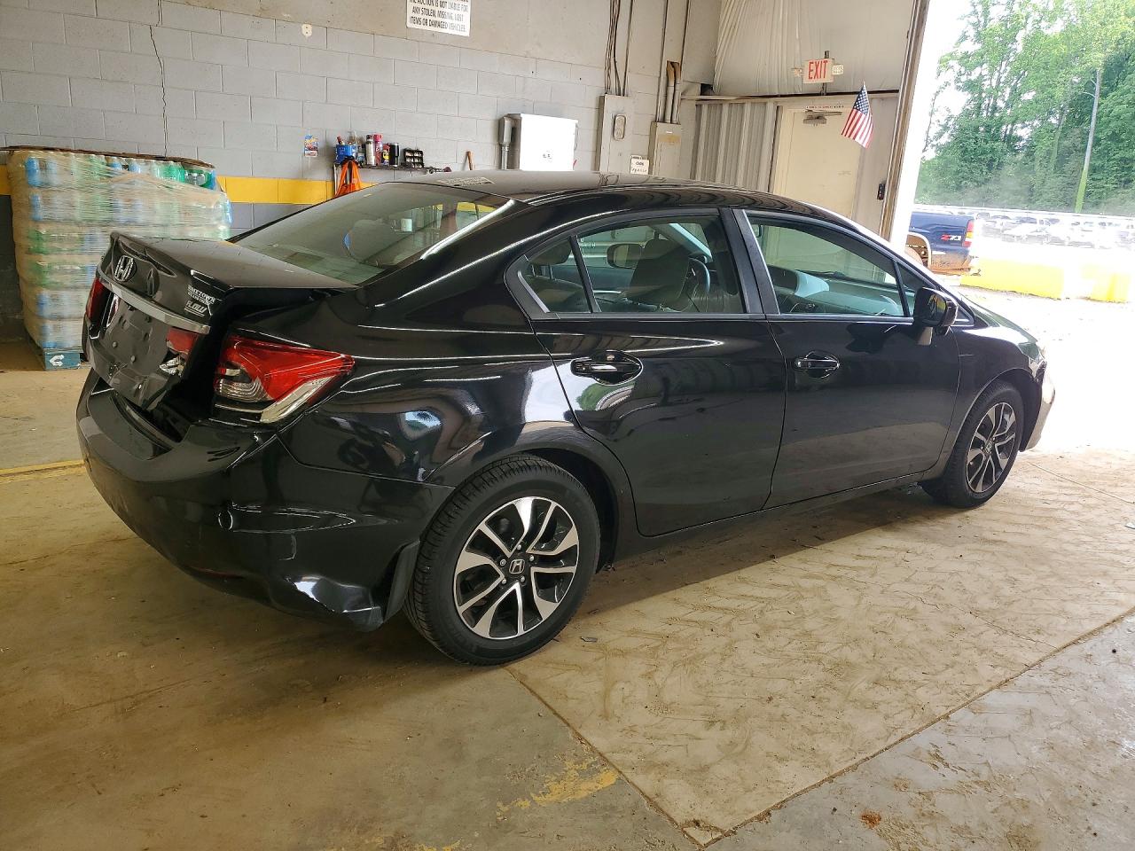 2014 Honda Civic Ex Black vin: 19XFB2F85EE010034