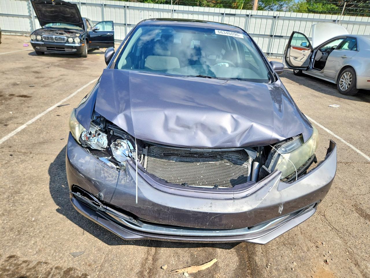 2014 Honda Civic Ex Gray vin: 19XFB2F85EE019347
