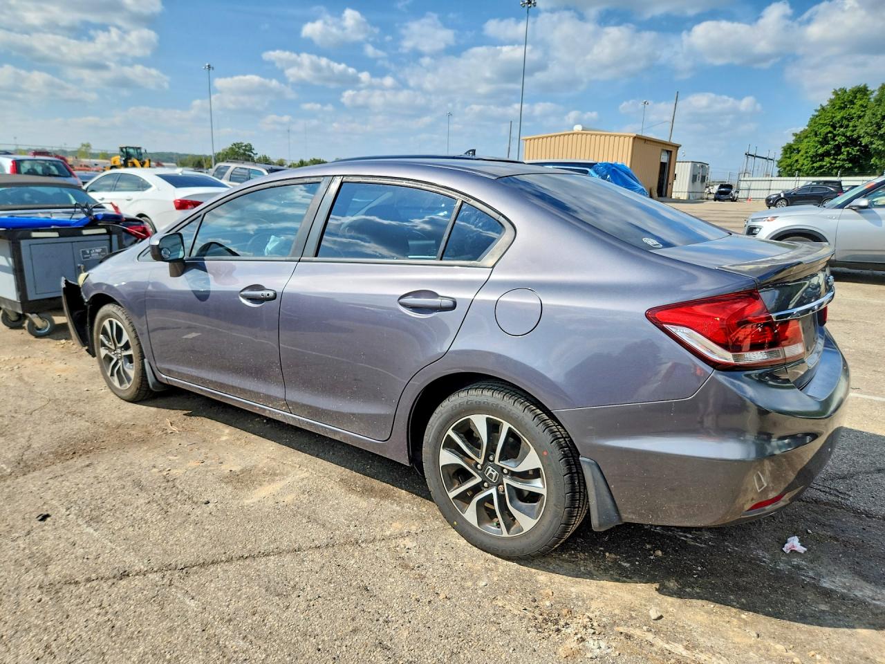 2014 Honda Civic Ex Gray vin: 19XFB2F85EE019347