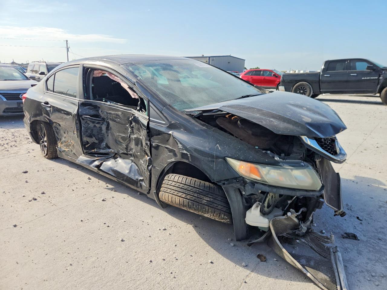 2014 Honda Civic Ex Черный vin: 19XFB2F85EE021079