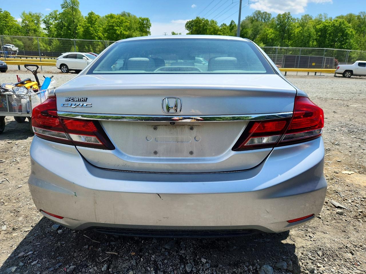 2014 Honda Civic Ex Silver vin: 19XFB2F85EE028694