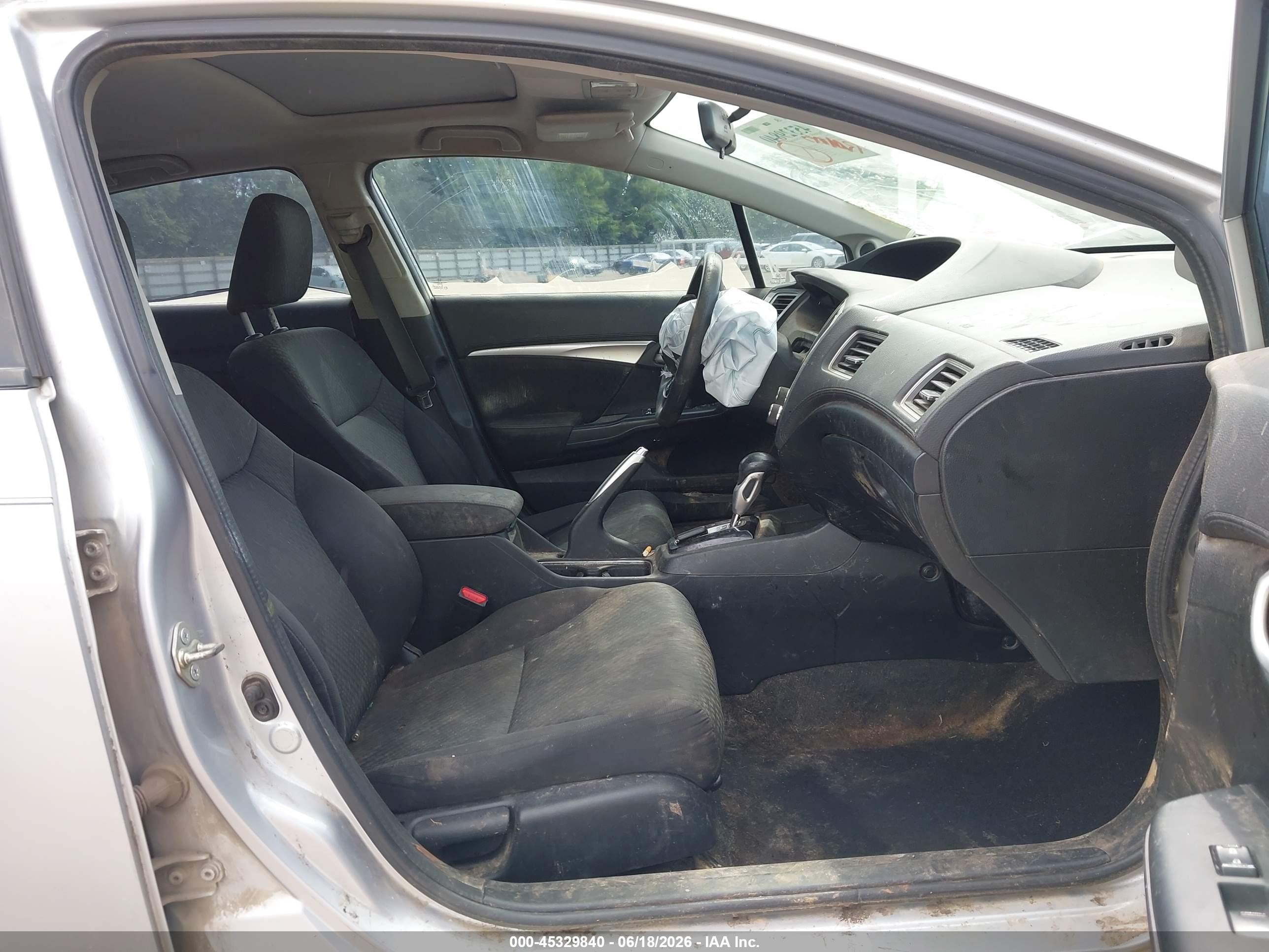 2014 Honda Civic Ex Silver vin: 19XFB2F85EE033099