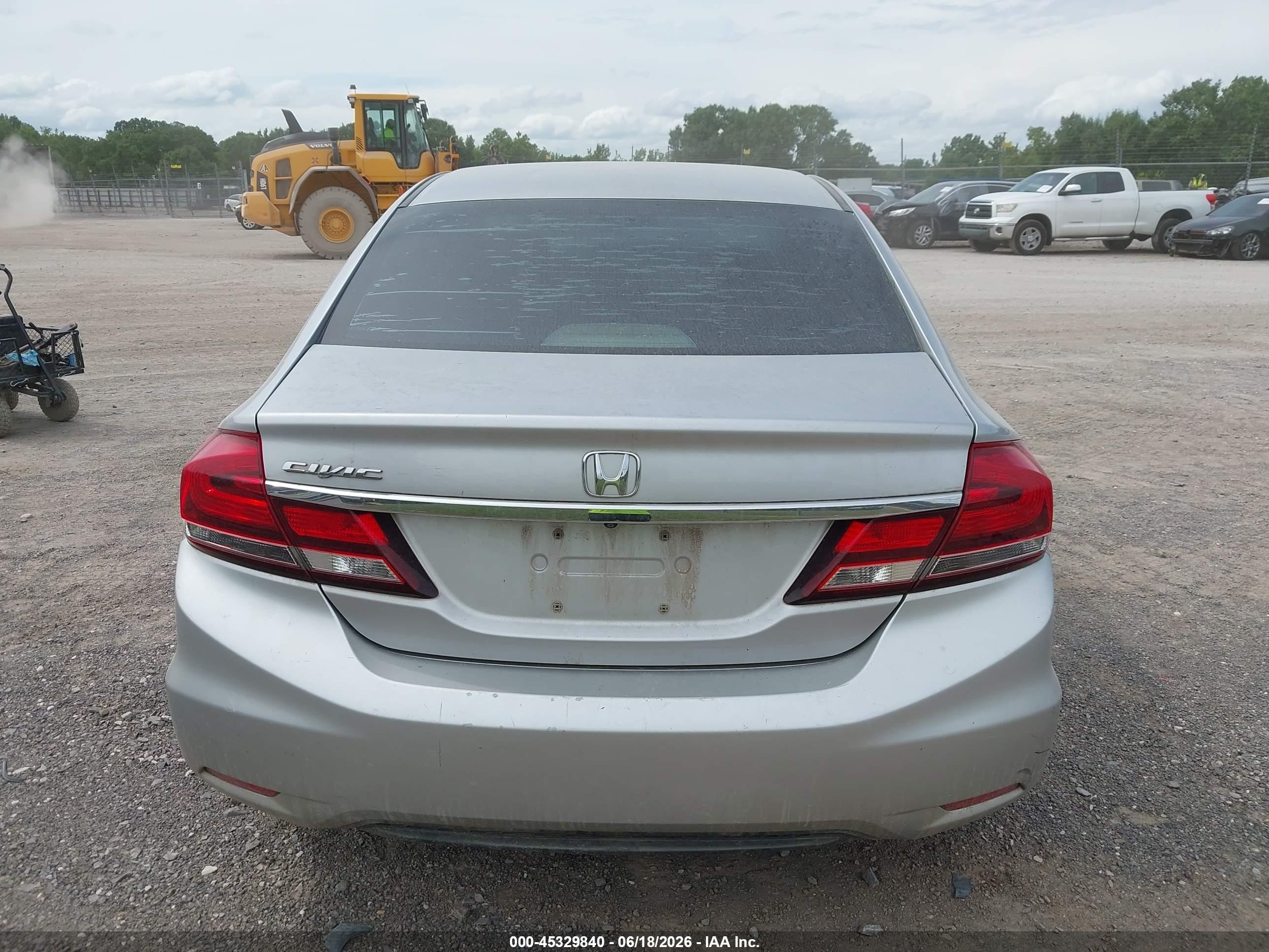 2014 Honda Civic Ex Silver vin: 19XFB2F85EE033099