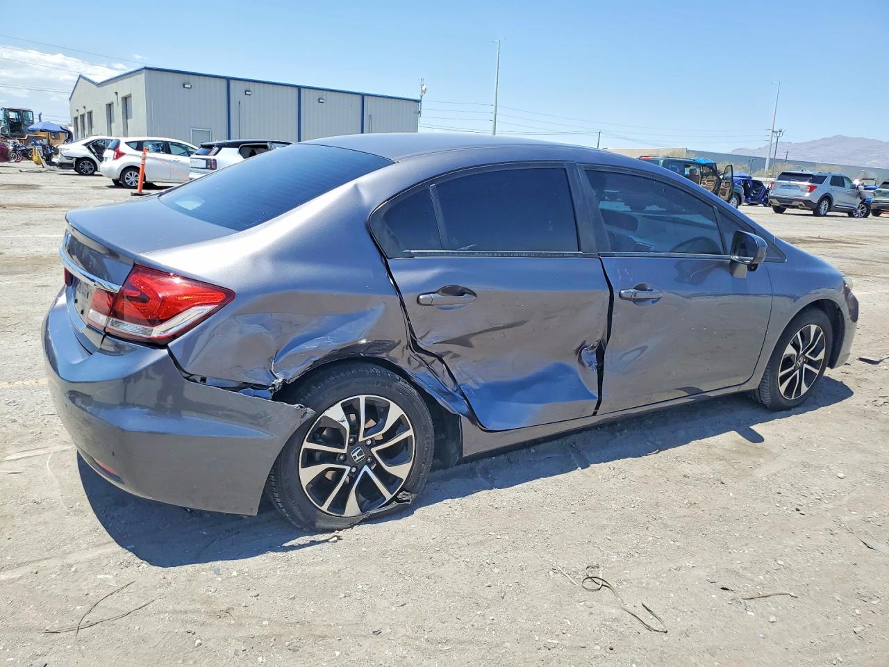 2014 Honda Civic Ex Gray vin: 19XFB2F85EE056768