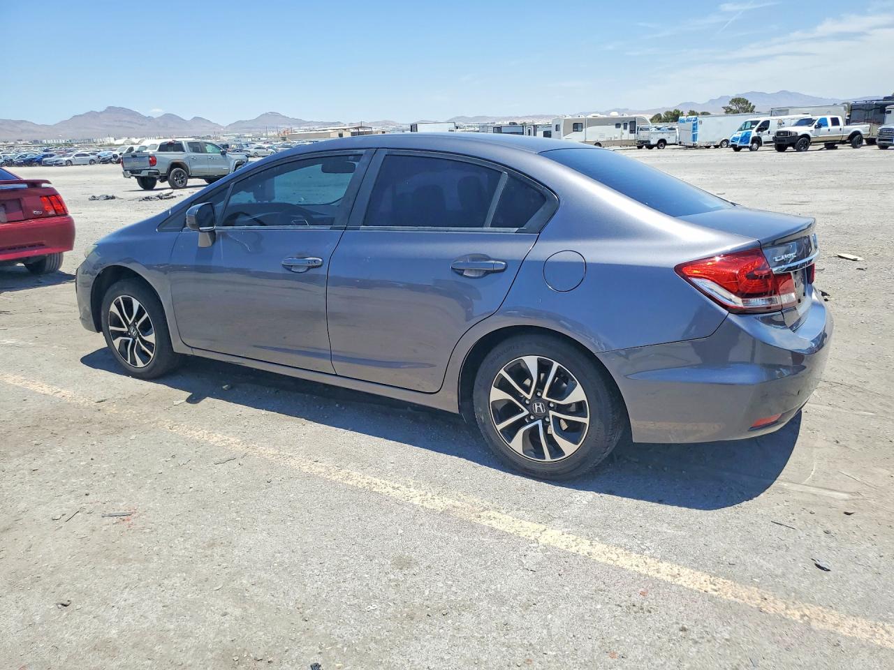 2014 Honda Civic Ex Gray vin: 19XFB2F85EE056768