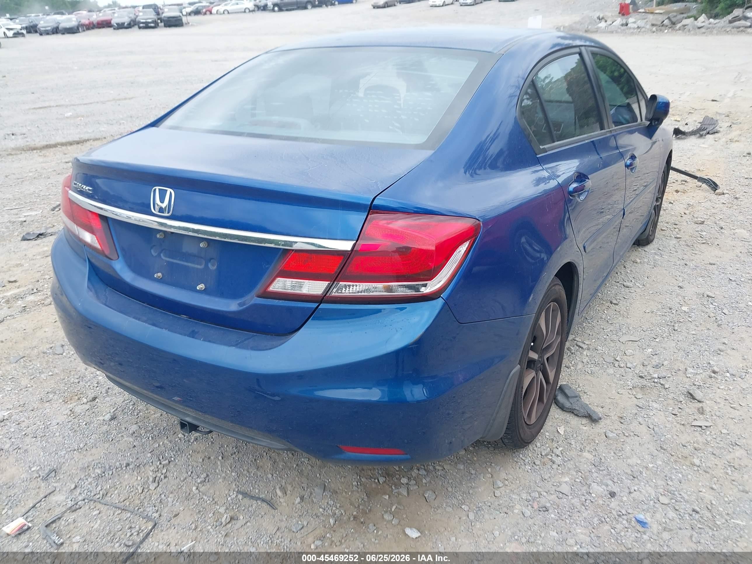 2014 Honda Civic Ex Blue vin: 19XFB2F85EE067687