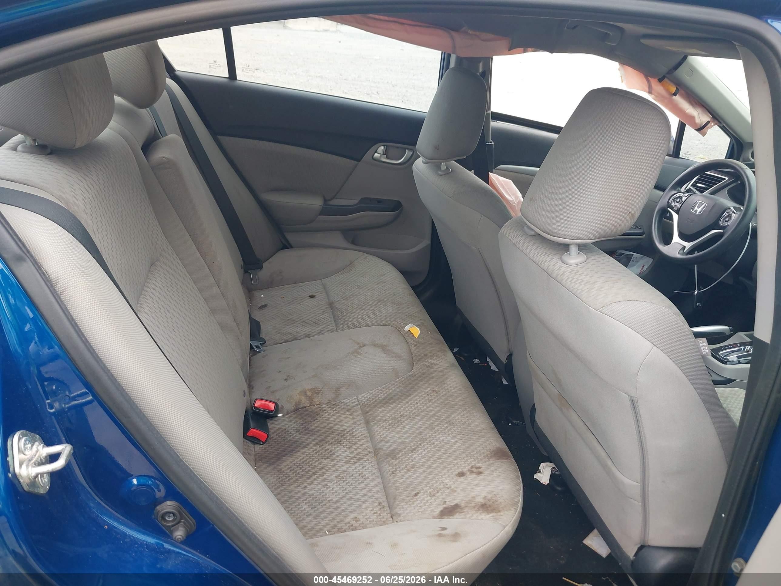 2014 Honda Civic Ex Blue vin: 19XFB2F85EE067687
