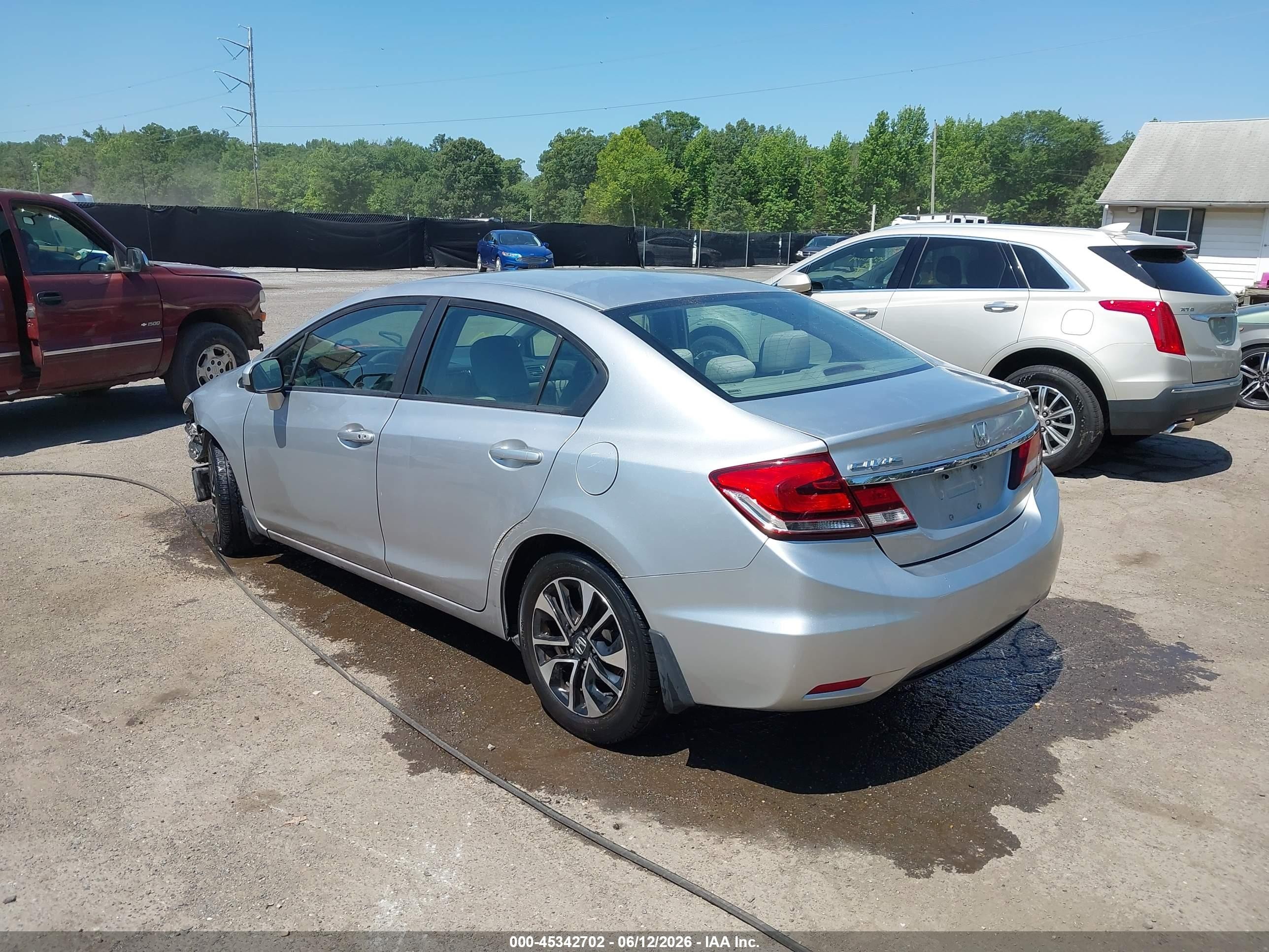2014 Honda Civic Ex Серебряный vin: 19XFB2F85EE200304