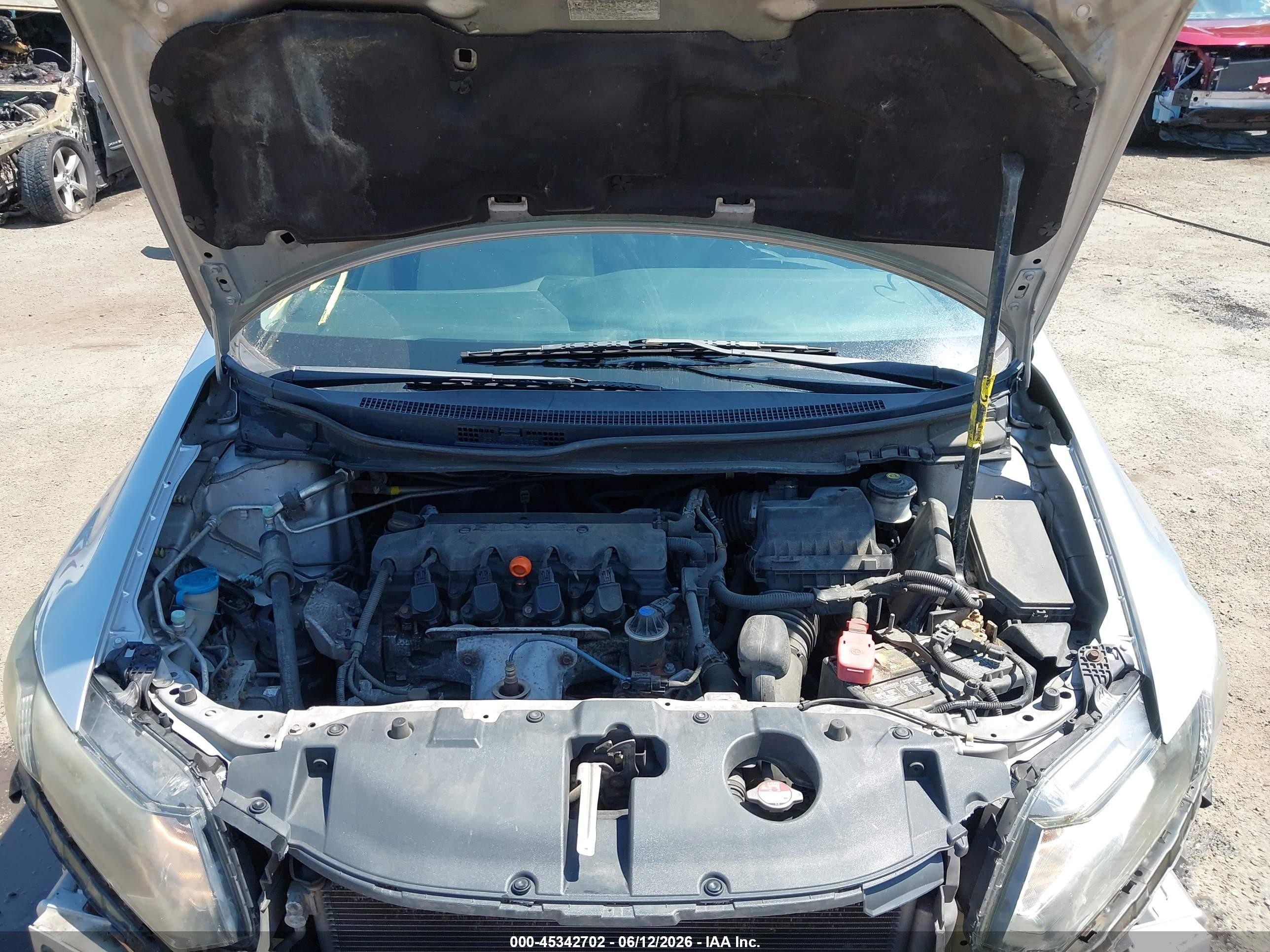 2014 Honda Civic Ex Серебряный vin: 19XFB2F85EE200304