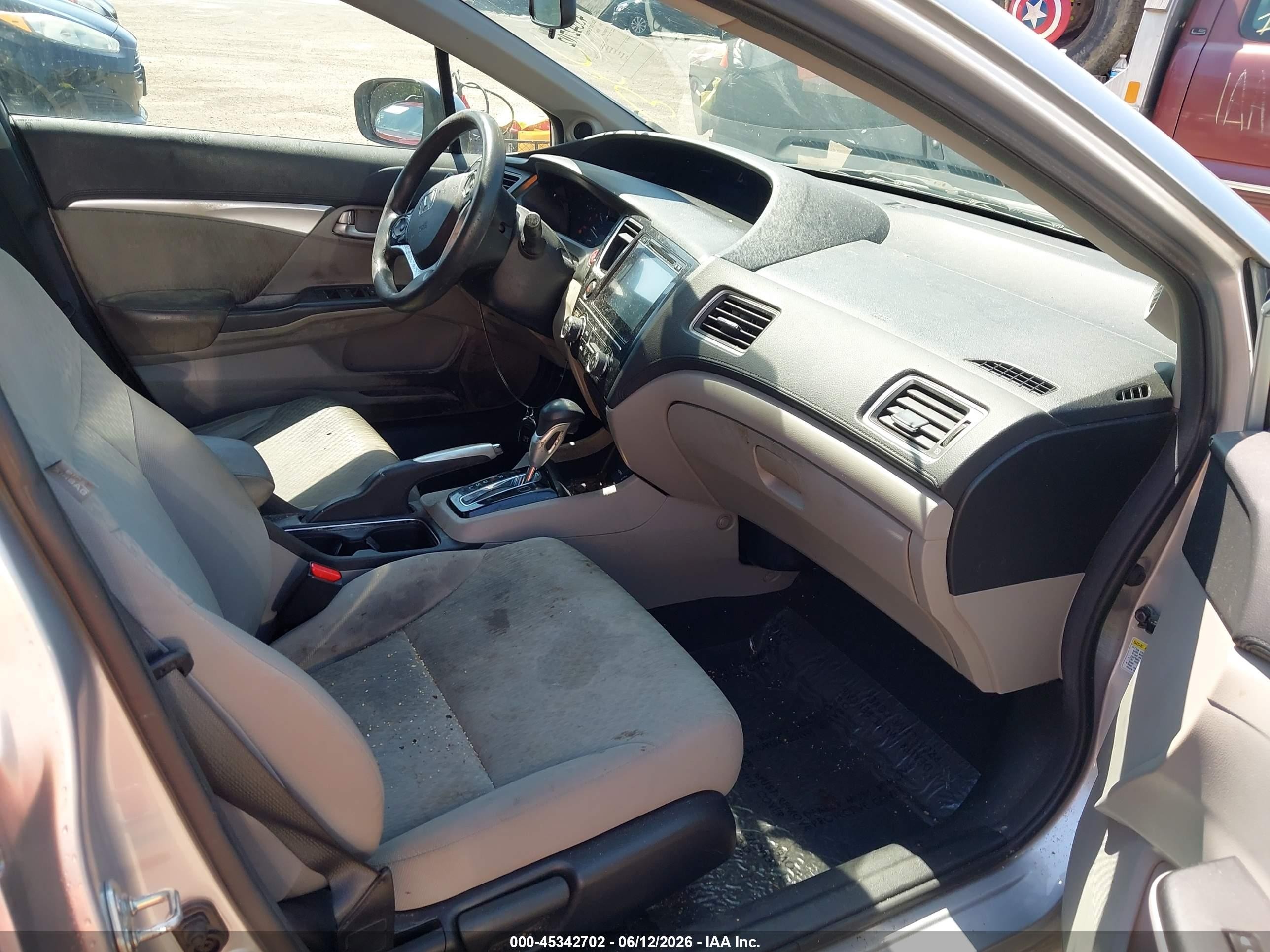 2014 Honda Civic Ex Серебряный vin: 19XFB2F85EE200304