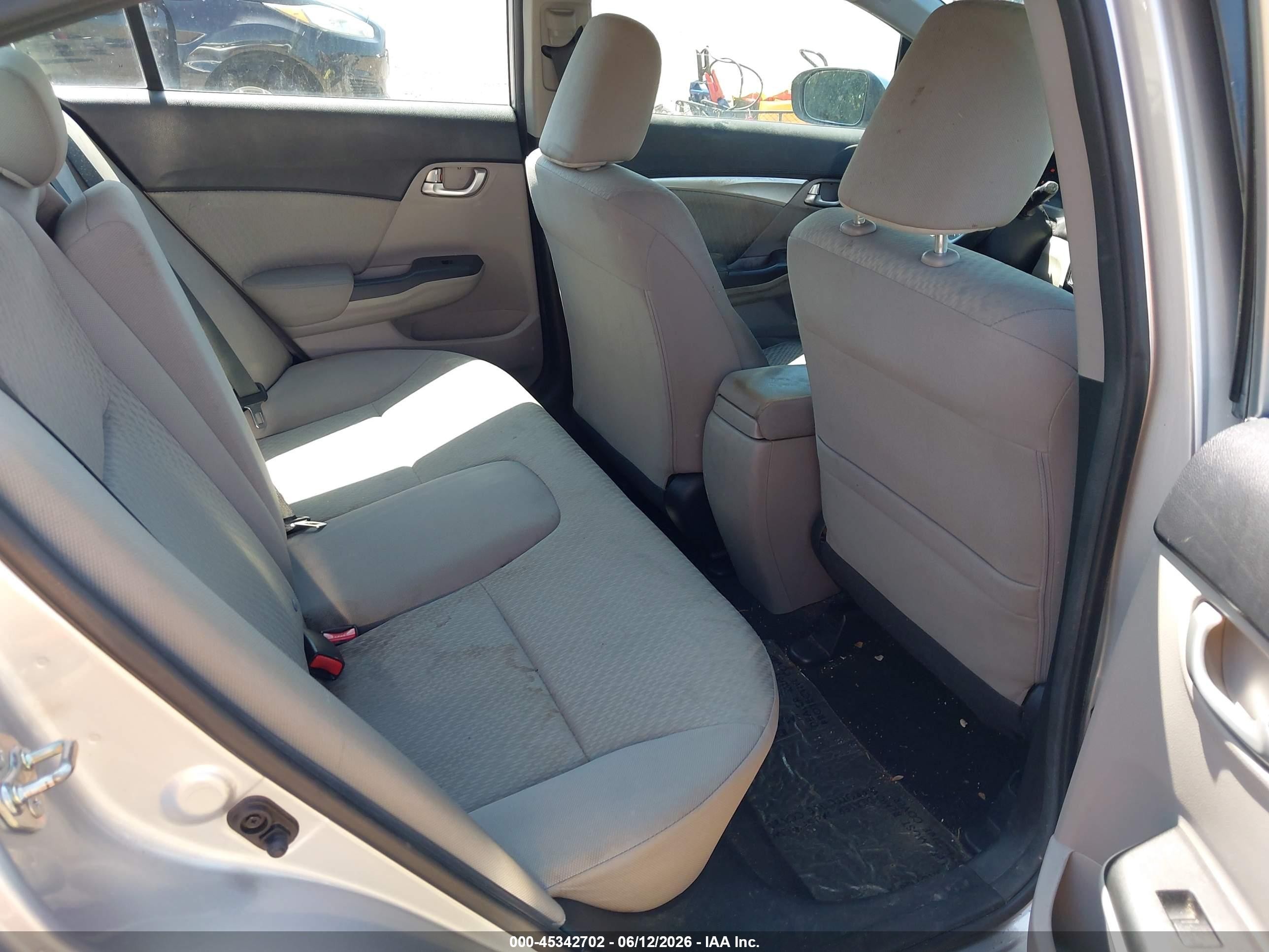2014 Honda Civic Ex Серебряный vin: 19XFB2F85EE200304