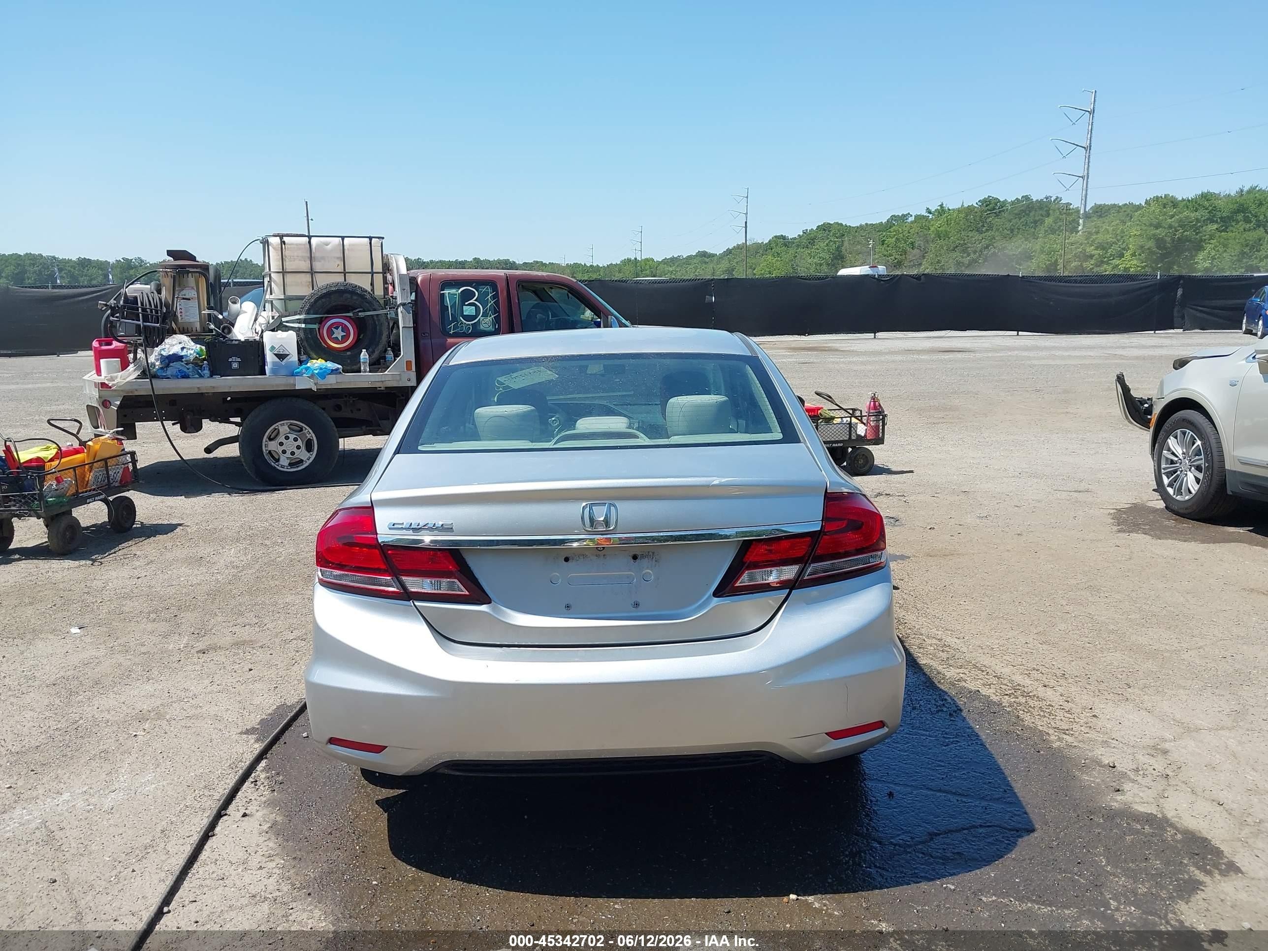 2014 Honda Civic Ex Серебряный vin: 19XFB2F85EE200304
