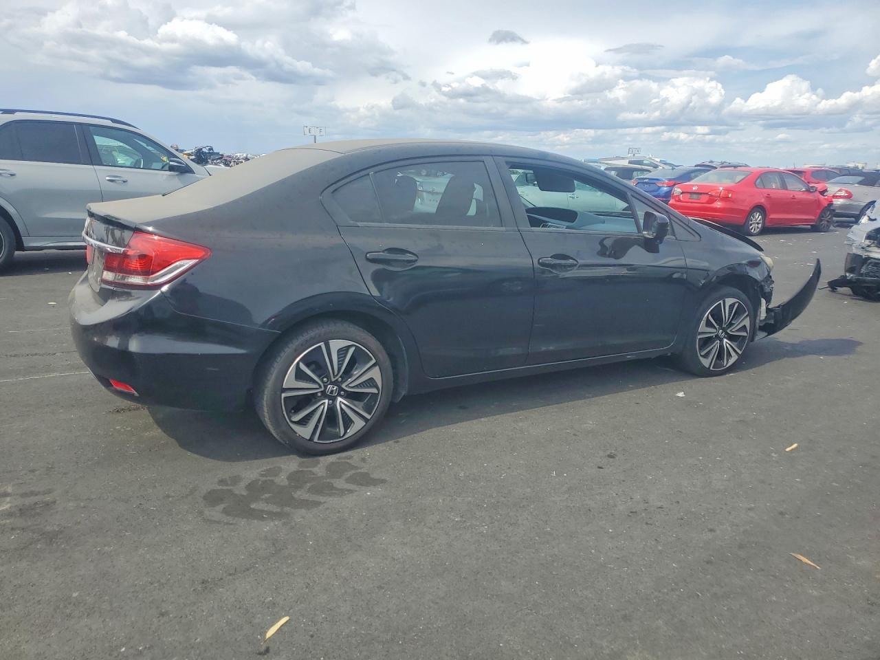 2014 Honda Civic Ex Черный vin: 19XFB2F85EE251611