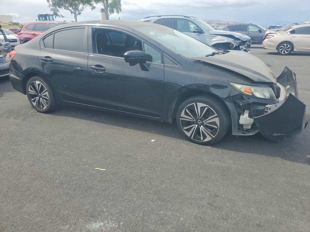 2014 Honda Civic Ex Черный vin: 19XFB2F85EE251611