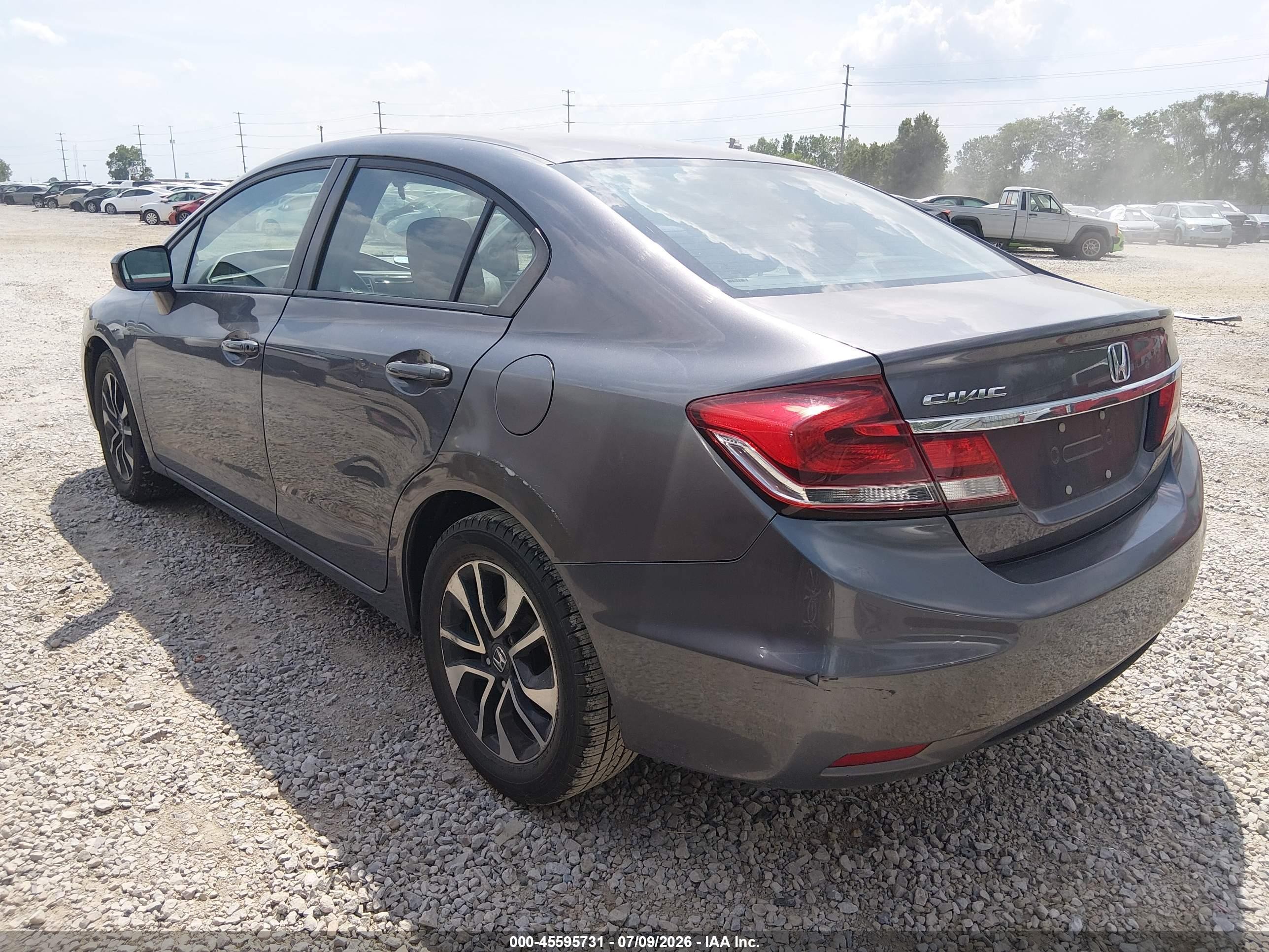 2014 Honda Civic Ex Gray vin: 19XFB2F85EE254511