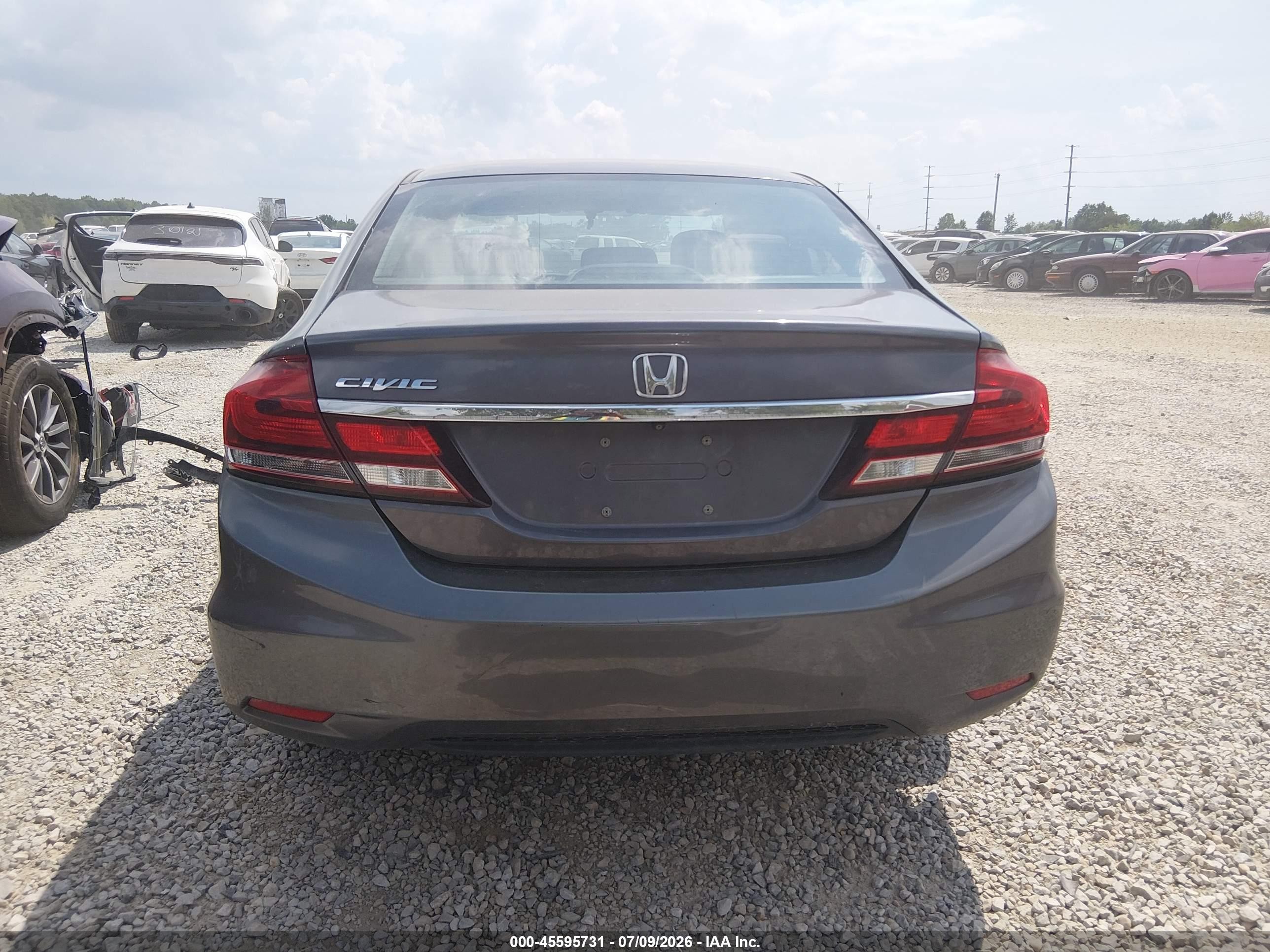 2014 Honda Civic Ex Gray vin: 19XFB2F85EE254511