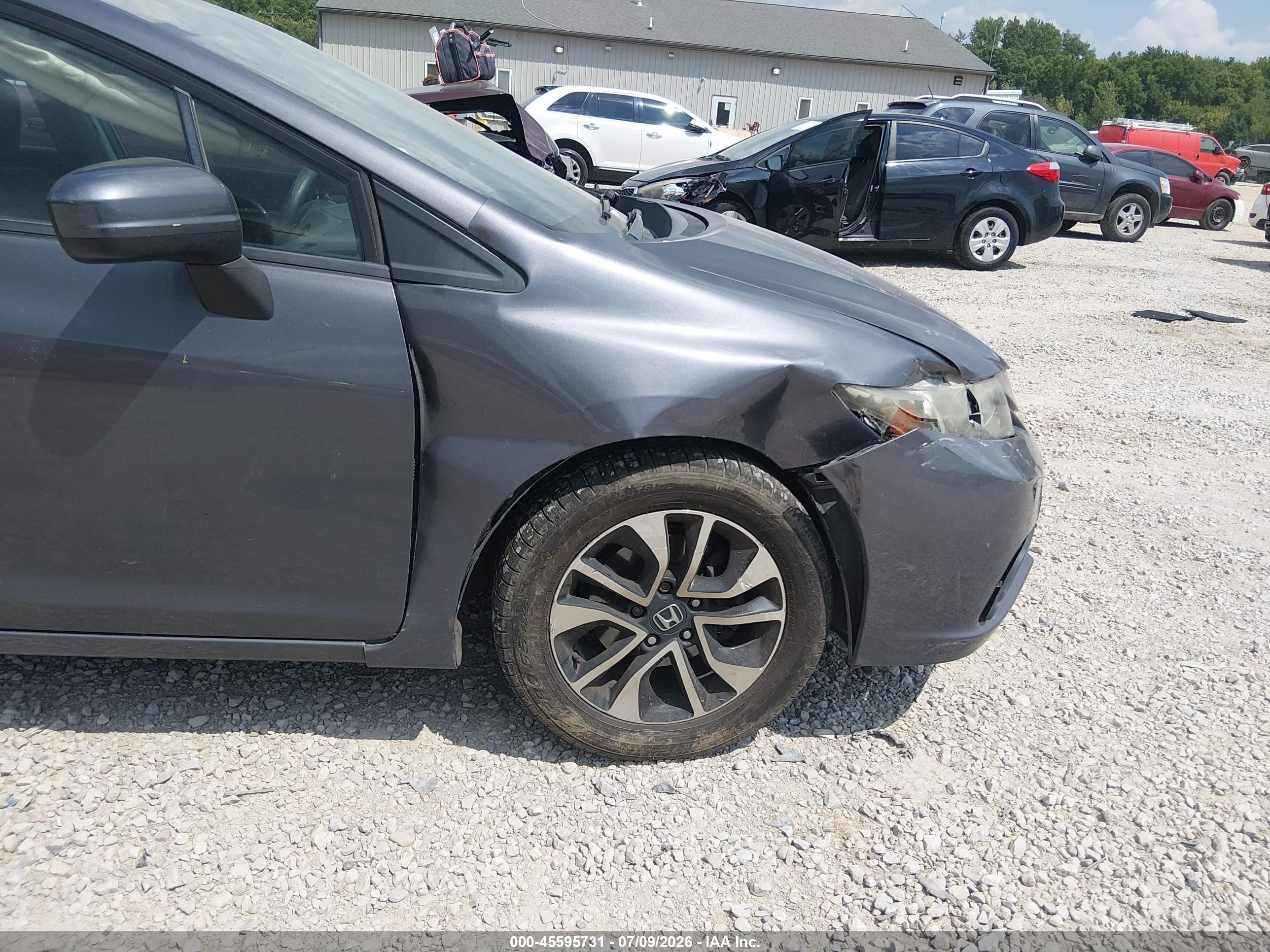 2014 Honda Civic Ex Gray vin: 19XFB2F85EE254511
