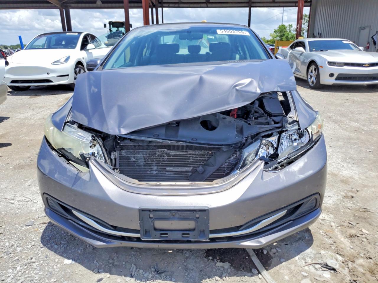 2015 Honda Civic Ex Gray vin: 19XFB2F85FE000671