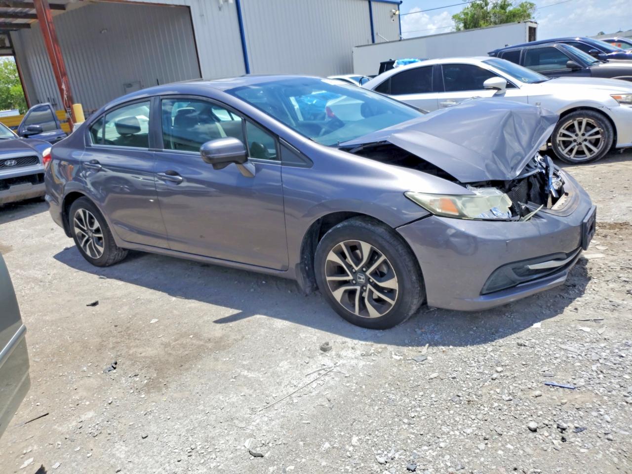 2015 Honda Civic Ex Gray vin: 19XFB2F85FE000671