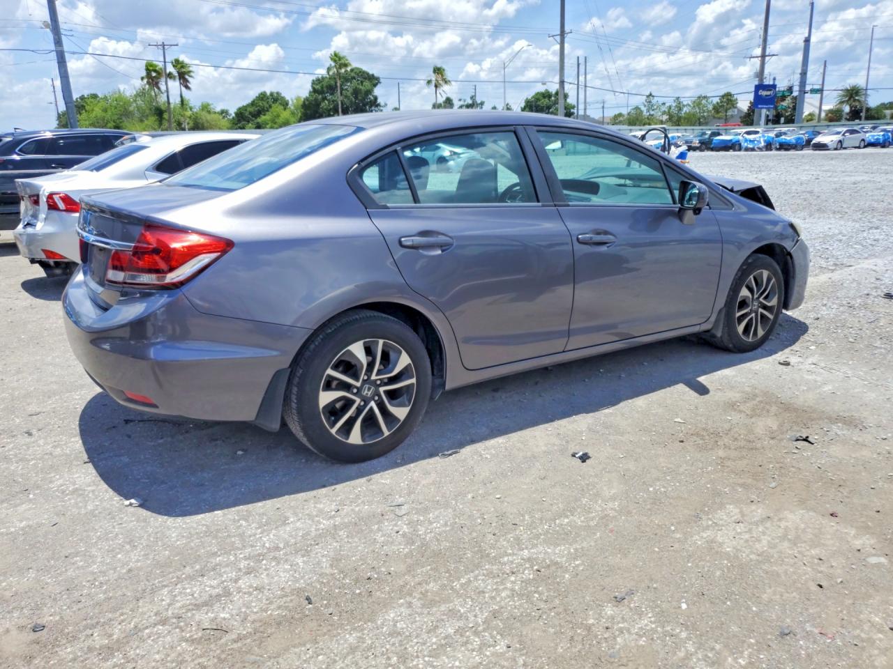 2015 Honda Civic Ex Gray vin: 19XFB2F85FE000671