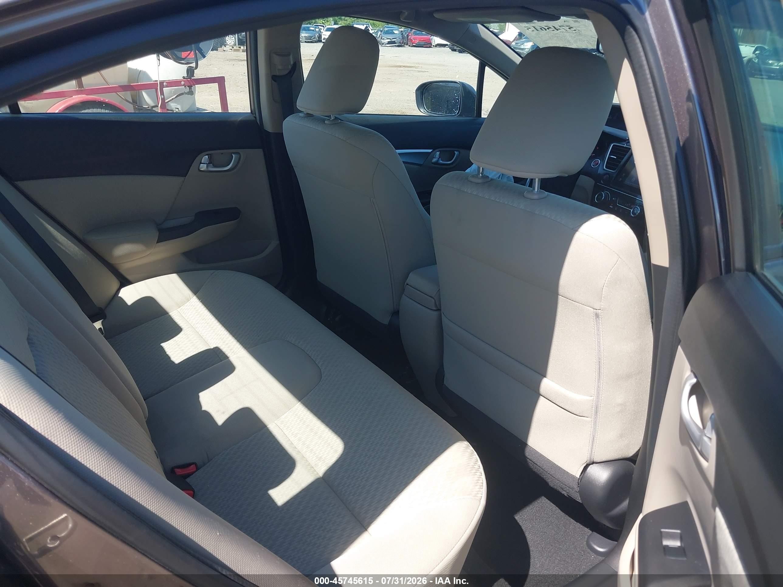 2015 Honda Civic Ex Коричневый vin: 19XFB2F85FE006213