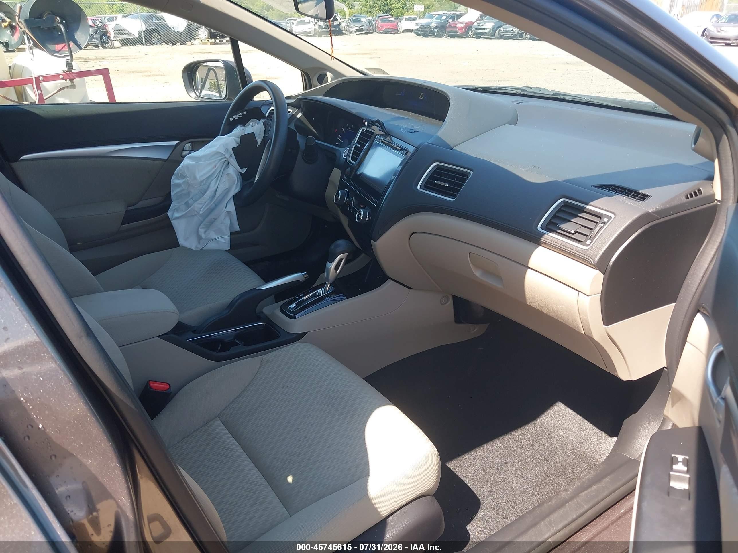 2015 Honda Civic Ex Коричневый vin: 19XFB2F85FE006213