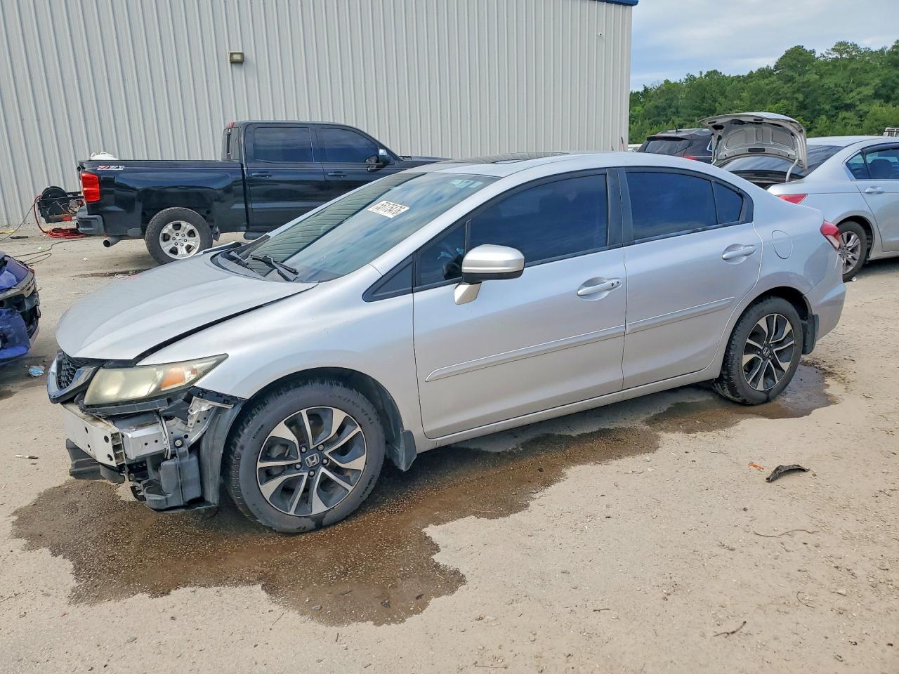 2015 Honda Civic Ex Silver vin: 19XFB2F85FE017051