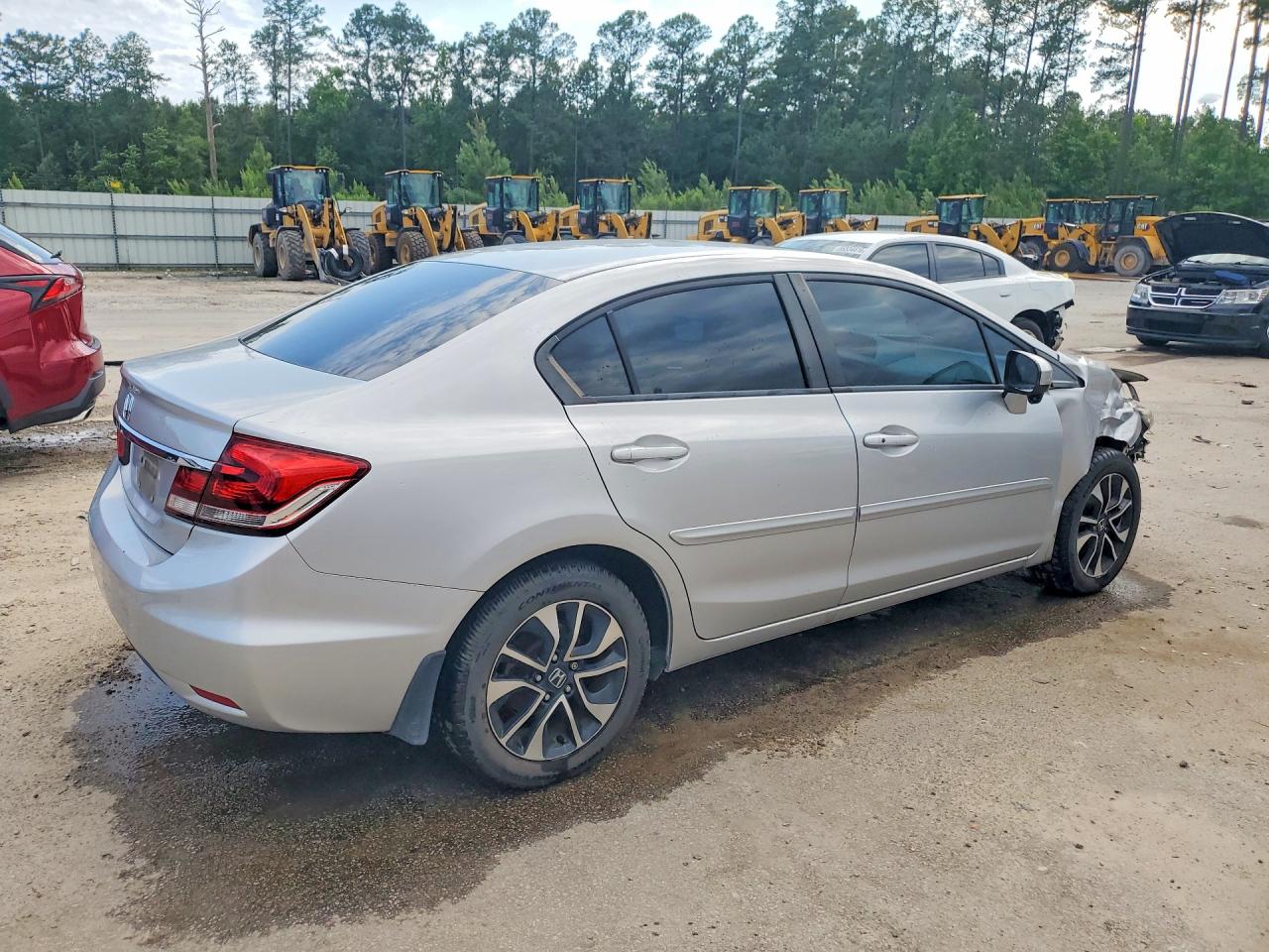 2015 Honda Civic Ex Silver vin: 19XFB2F85FE017051