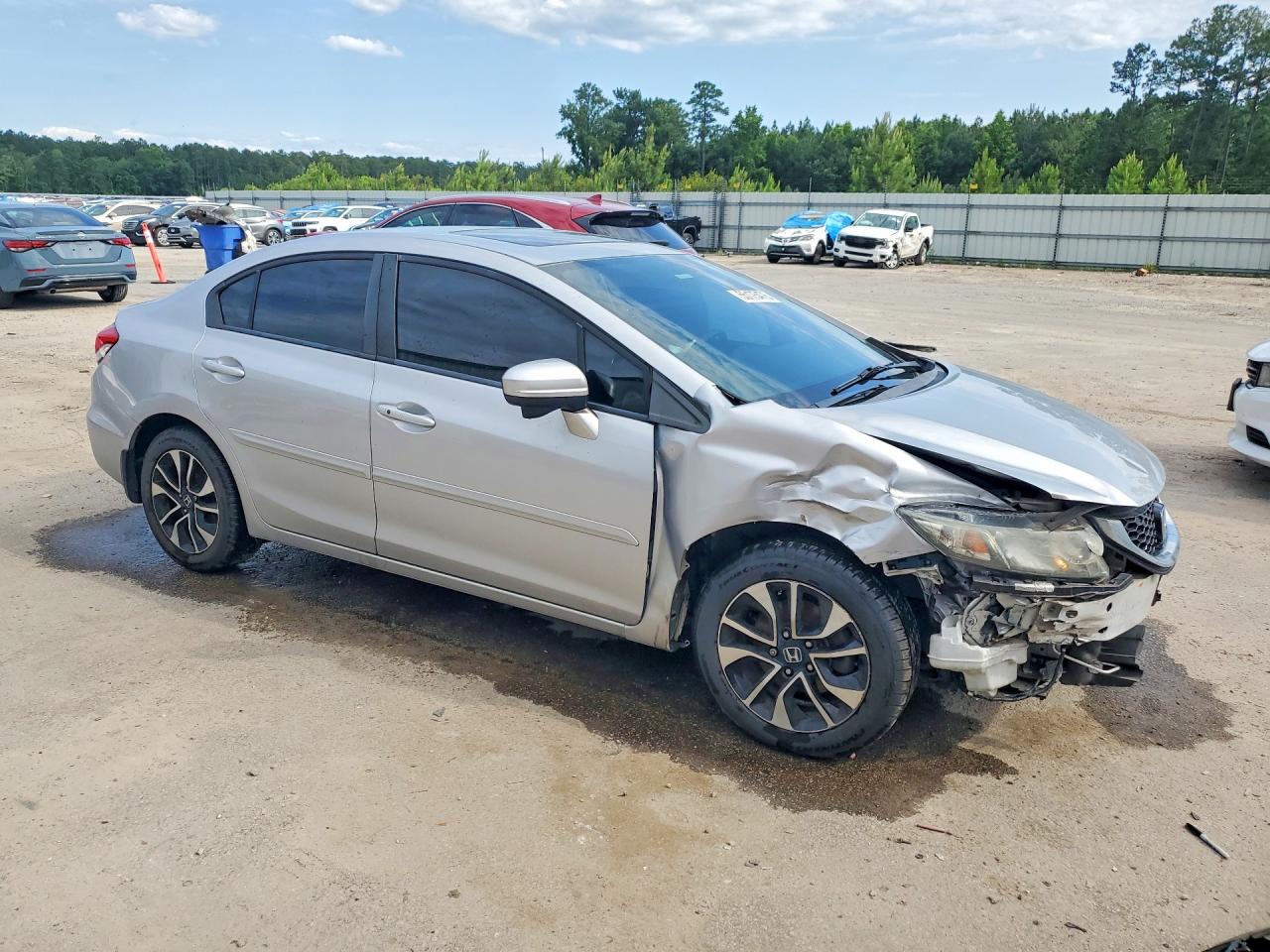 2015 Honda Civic Ex Silver vin: 19XFB2F85FE017051