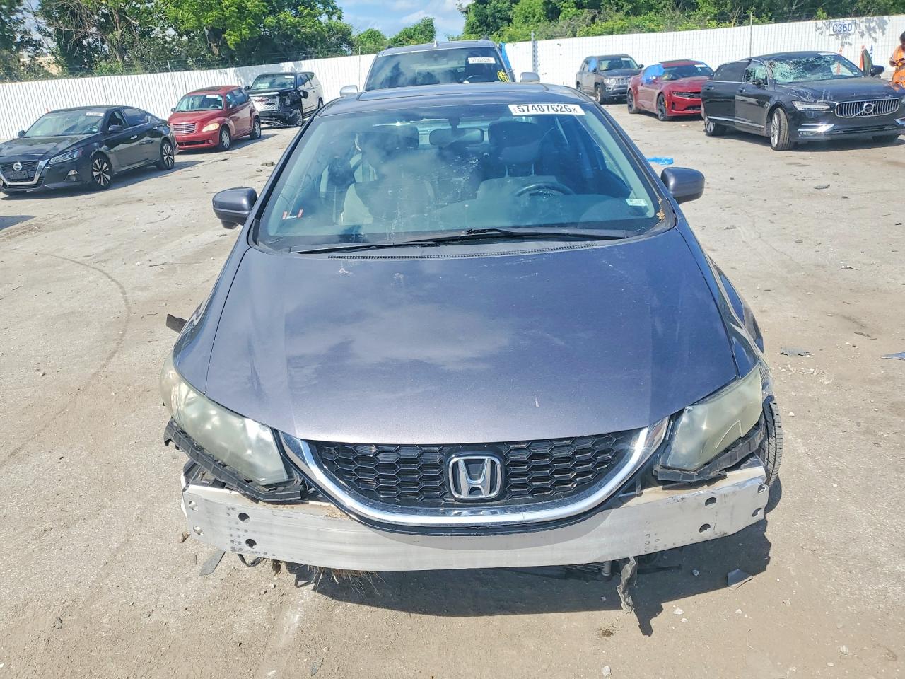 2015 Honda Civic Ex Gray vin: 19XFB2F85FE035226