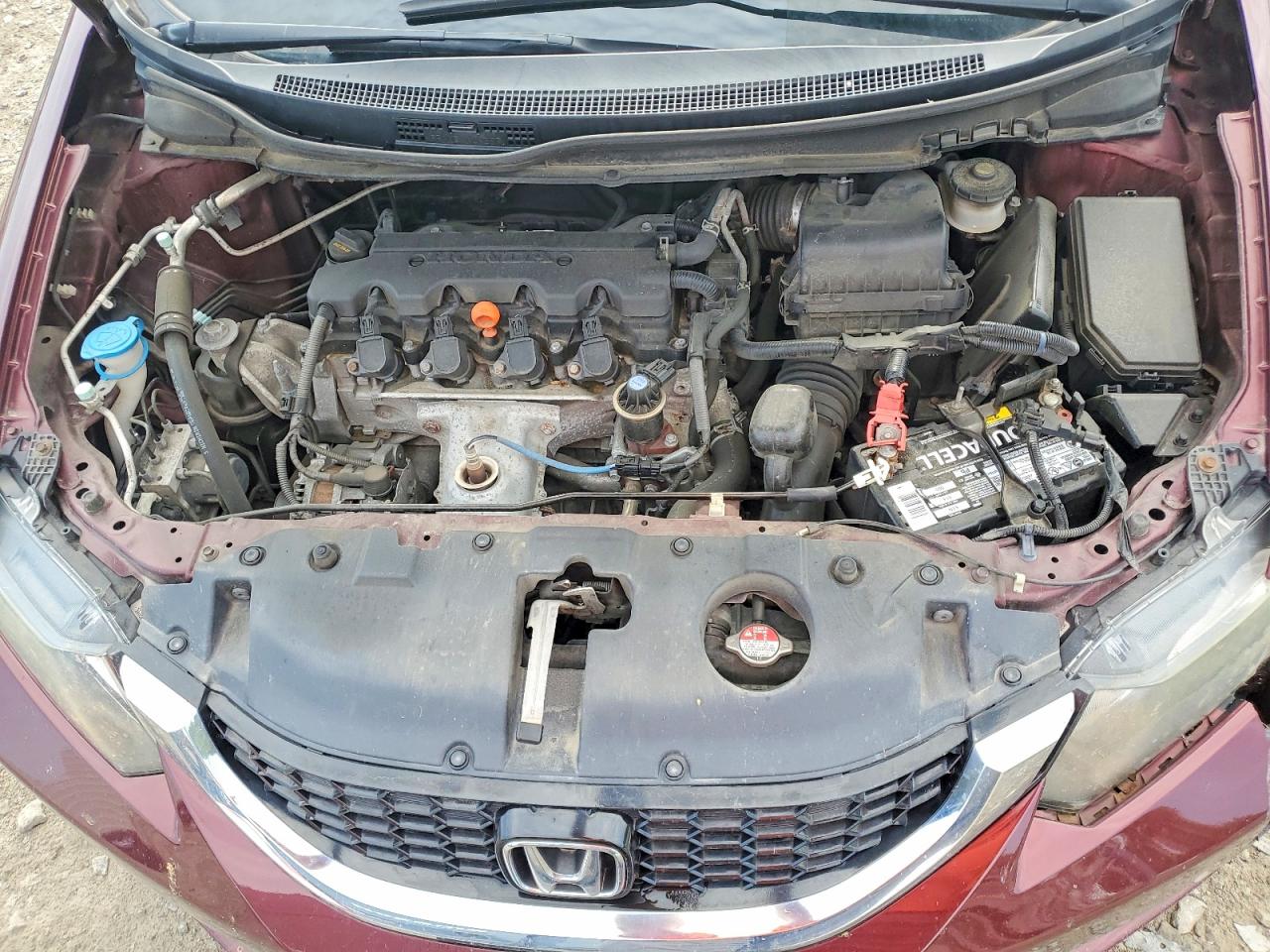 2015 Honda Civic Ex Maroon vin: 19XFB2F85FE052687