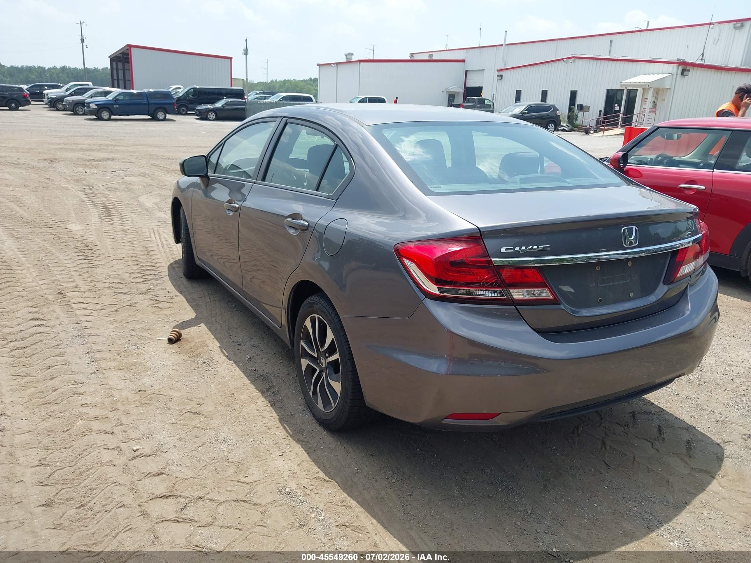 2015 Honda Civic Ex Gray vin: 19XFB2F85FE056464