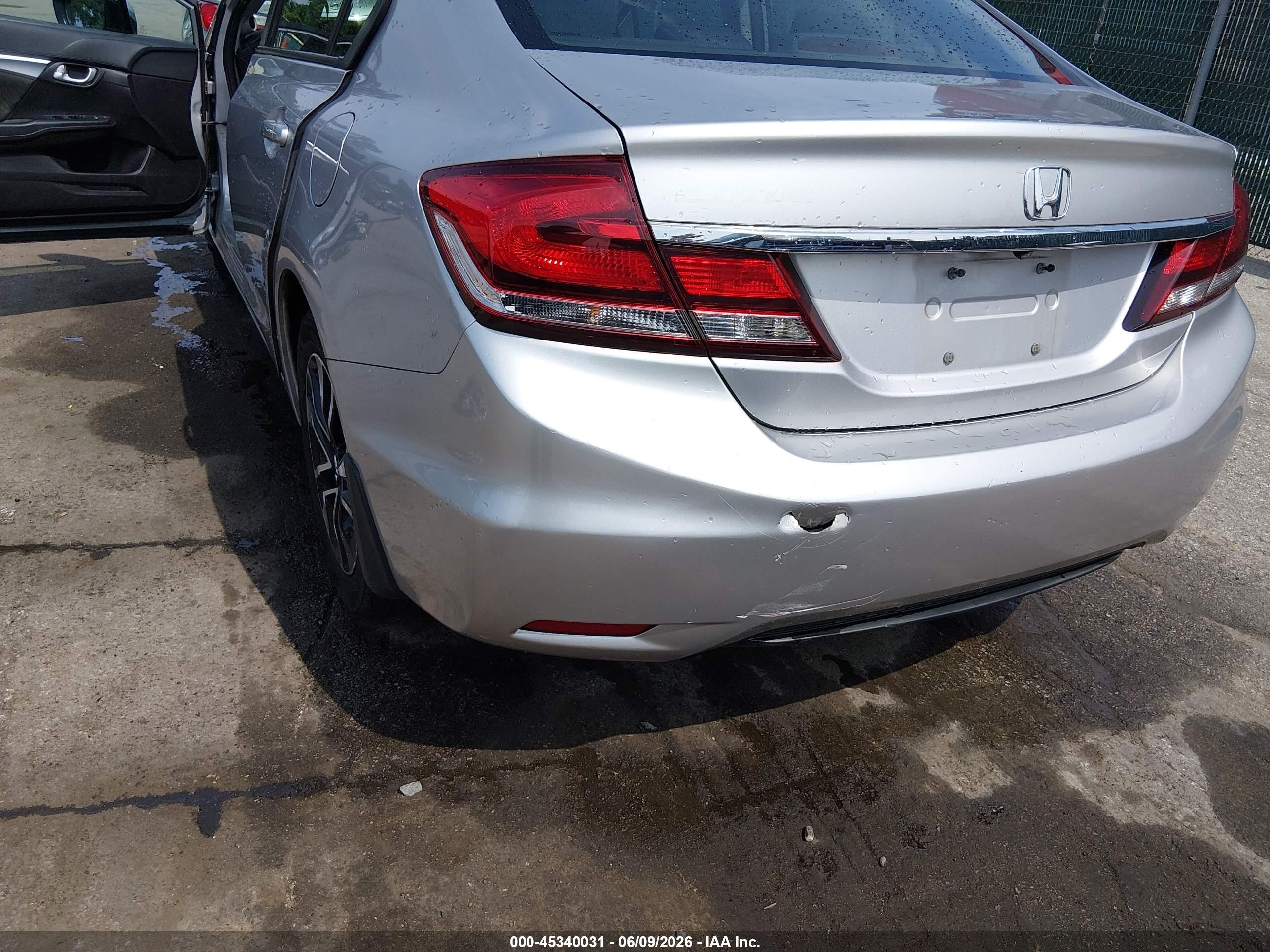 2015 Honda Civic Ex Silver vin: 19XFB2F85FE070106