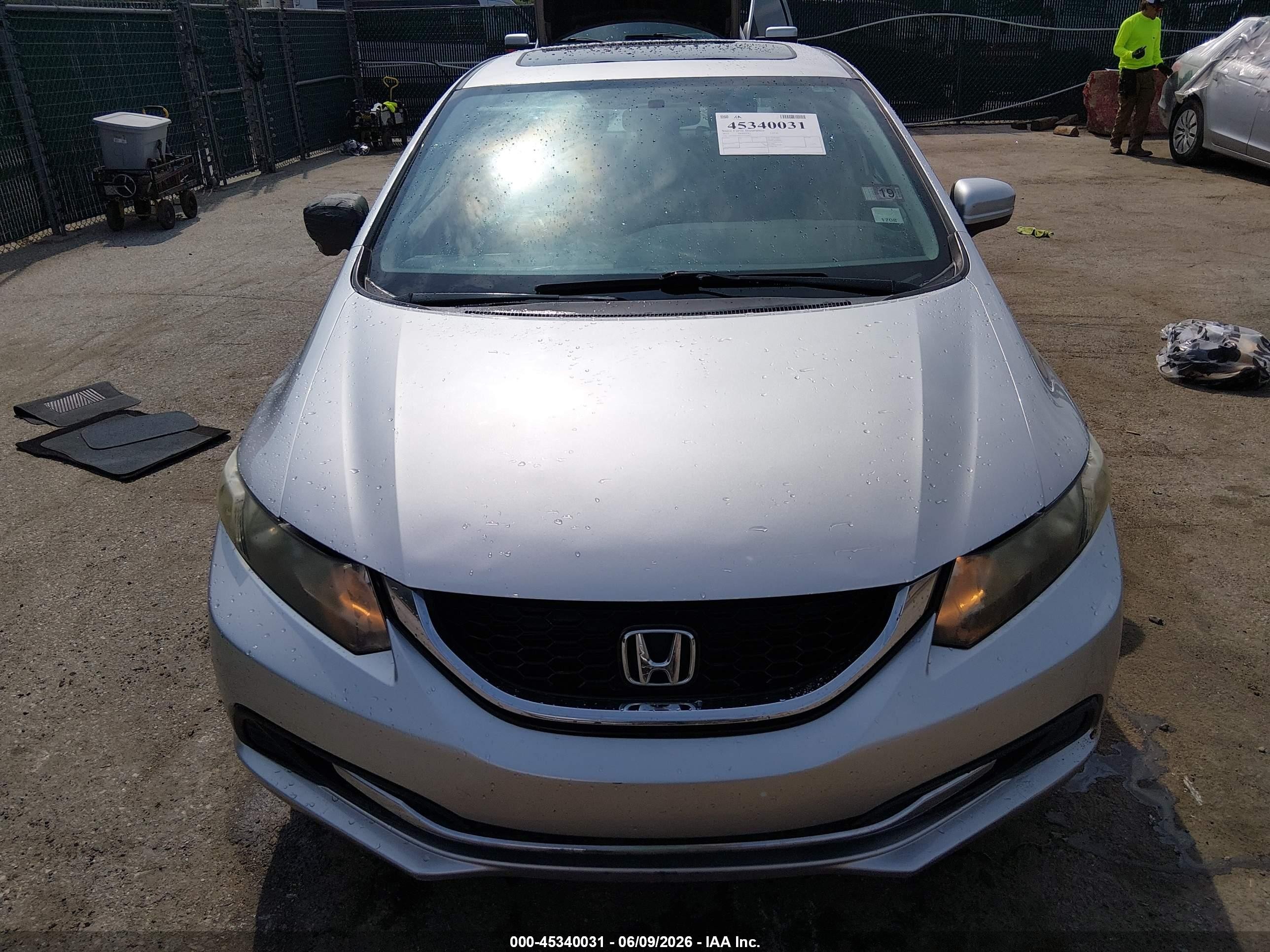 2015 Honda Civic Ex Silver vin: 19XFB2F85FE070106