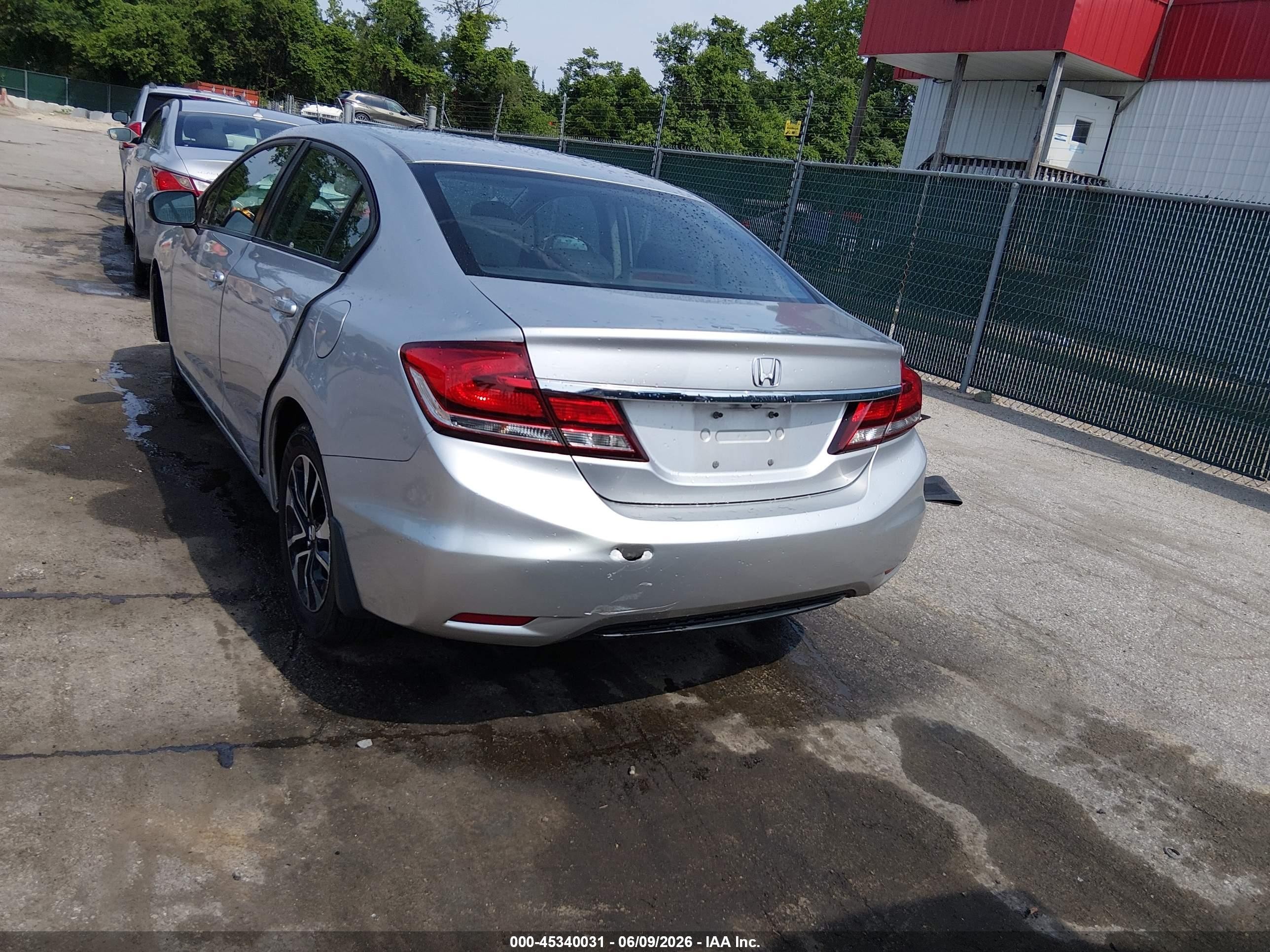 2015 Honda Civic Ex Silver vin: 19XFB2F85FE070106