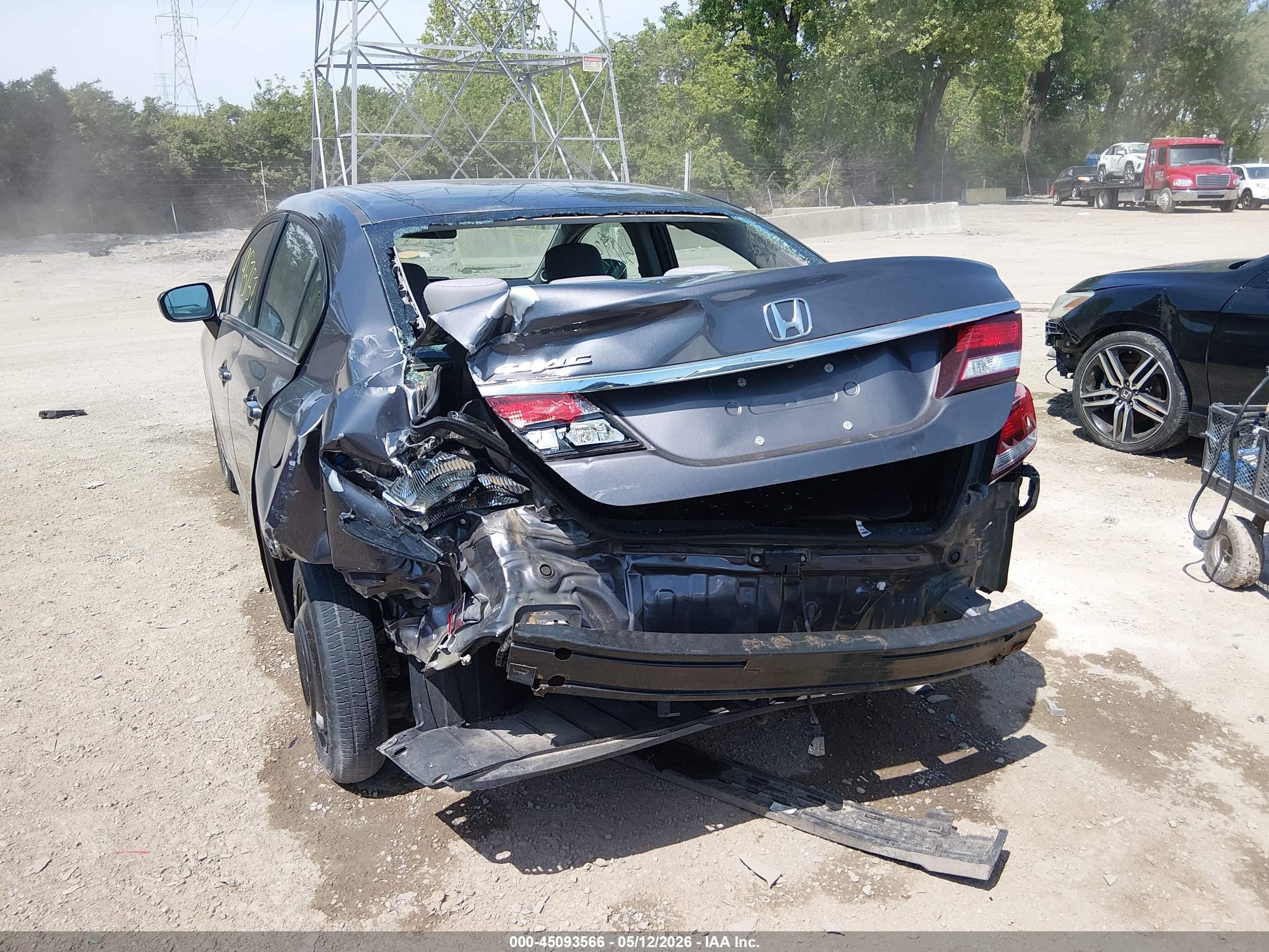 2015 Honda Civic Ex Gray vin: 19XFB2F85FE089691