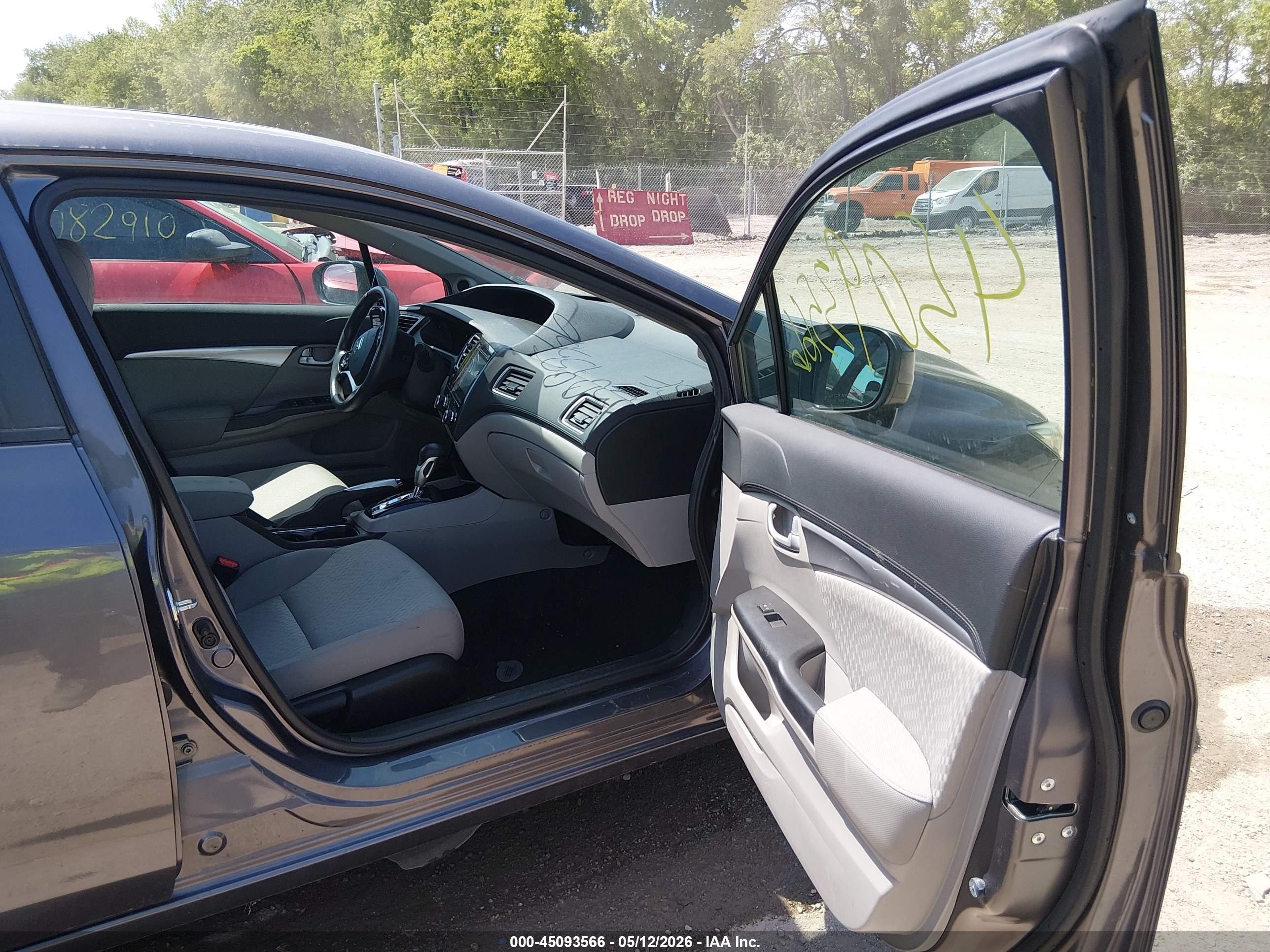2015 Honda Civic Ex Gray vin: 19XFB2F85FE089691