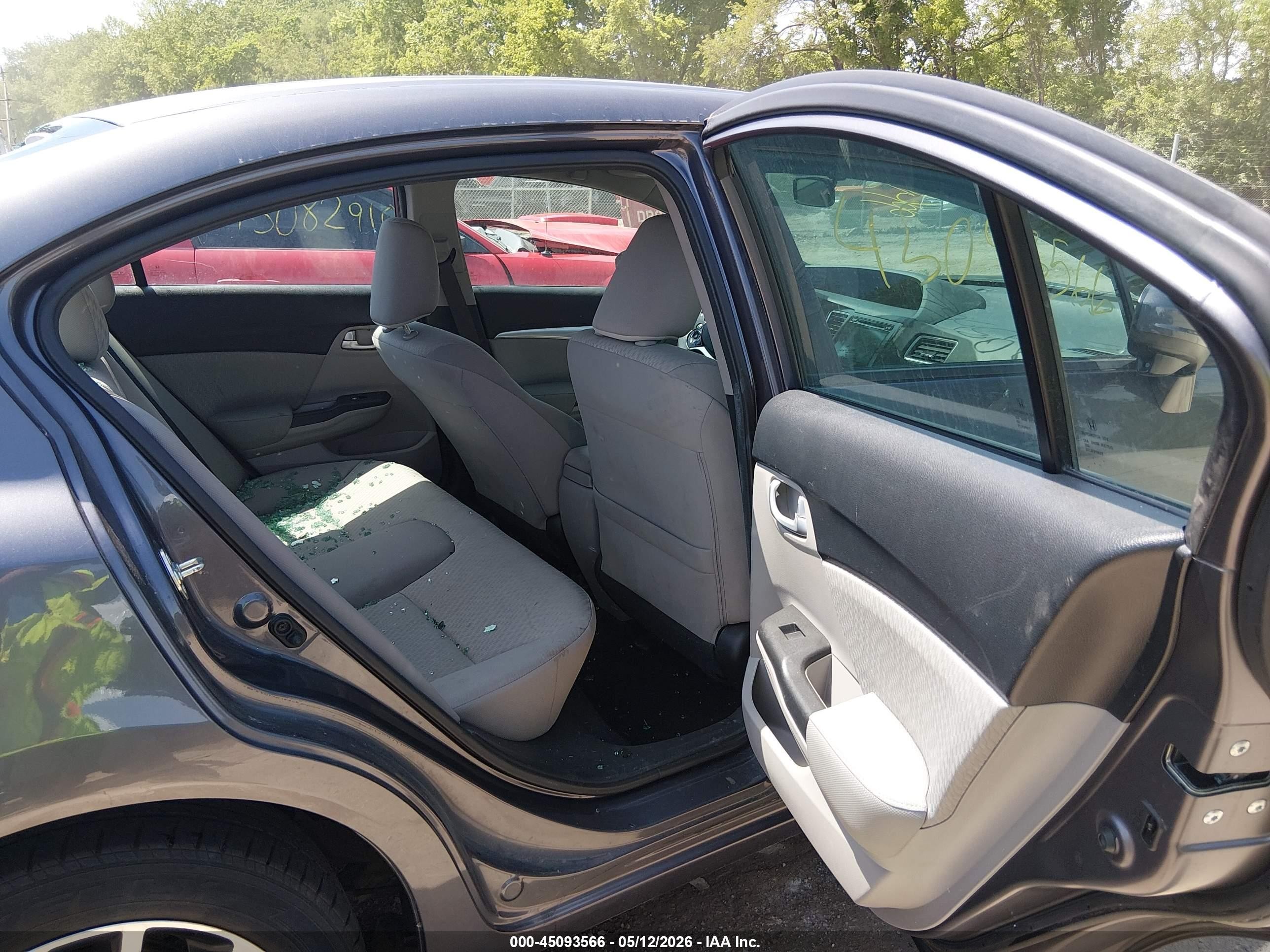 2015 Honda Civic Ex Gray vin: 19XFB2F85FE089691