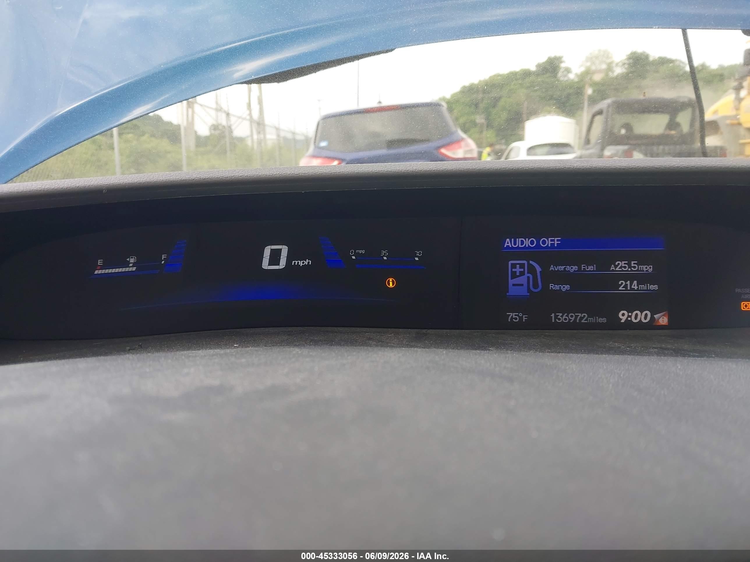 2015 Honda Civic Ex Blue vin: 19XFB2F85FE090548